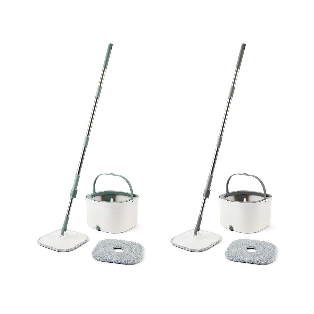 2 Dual Section Spin Mop Set, 2 of 10
