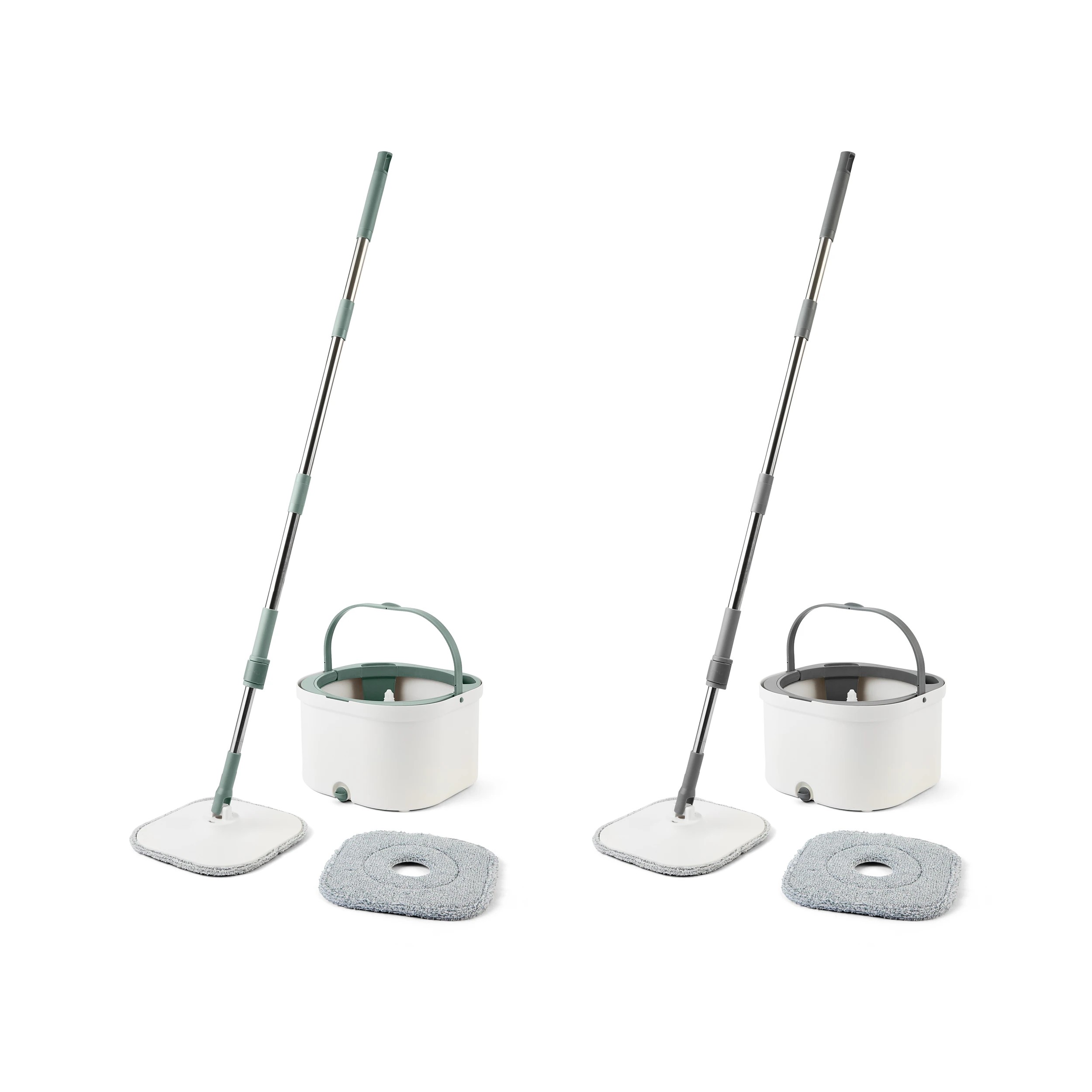 2 Dual Section Spin Mop Set, 2 of 10
