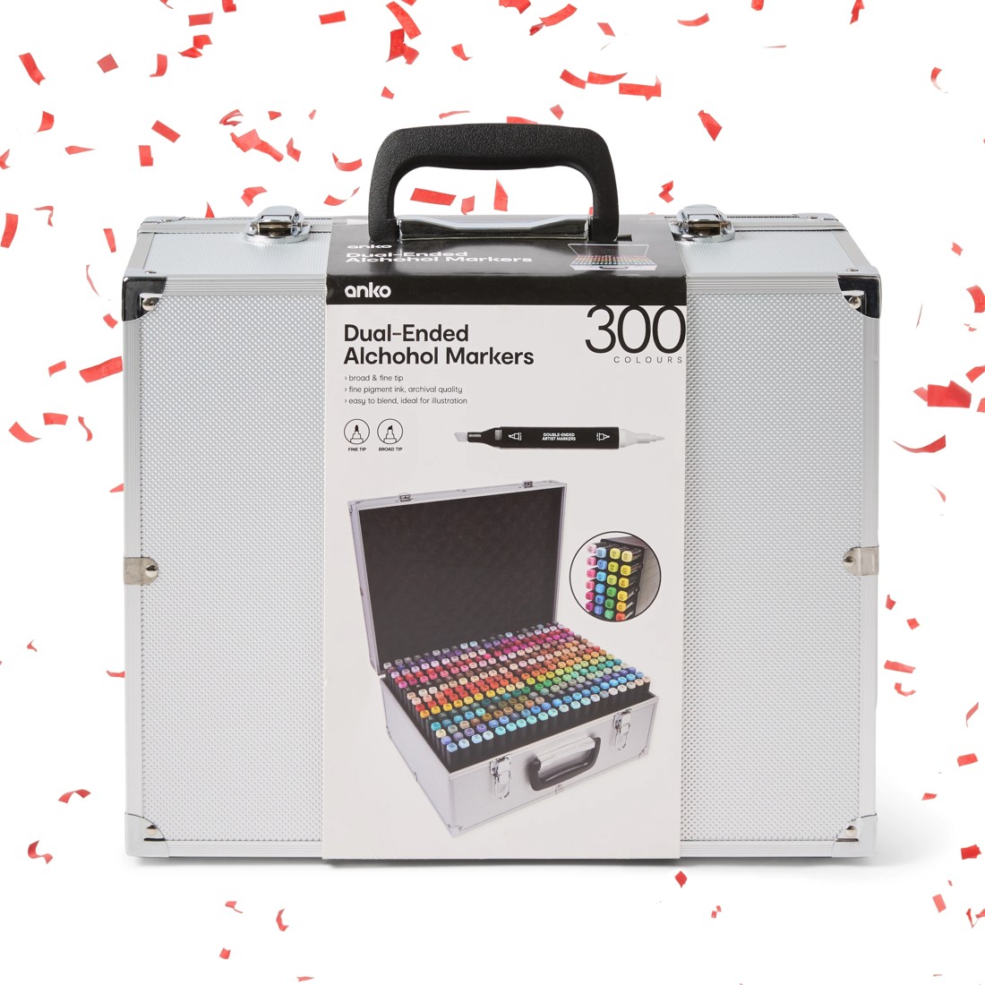 1 300 Pack Dual-Ended Alcohol Markers, 1 of 10