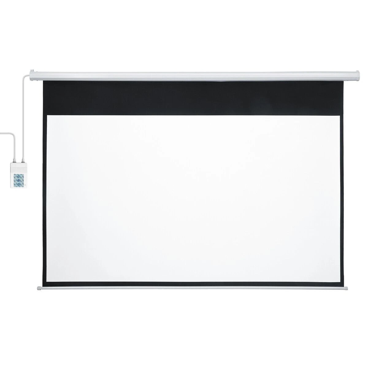1 AUSWAY Projector Movie Screen 100 Inch Electric Motorized, 1 of 7