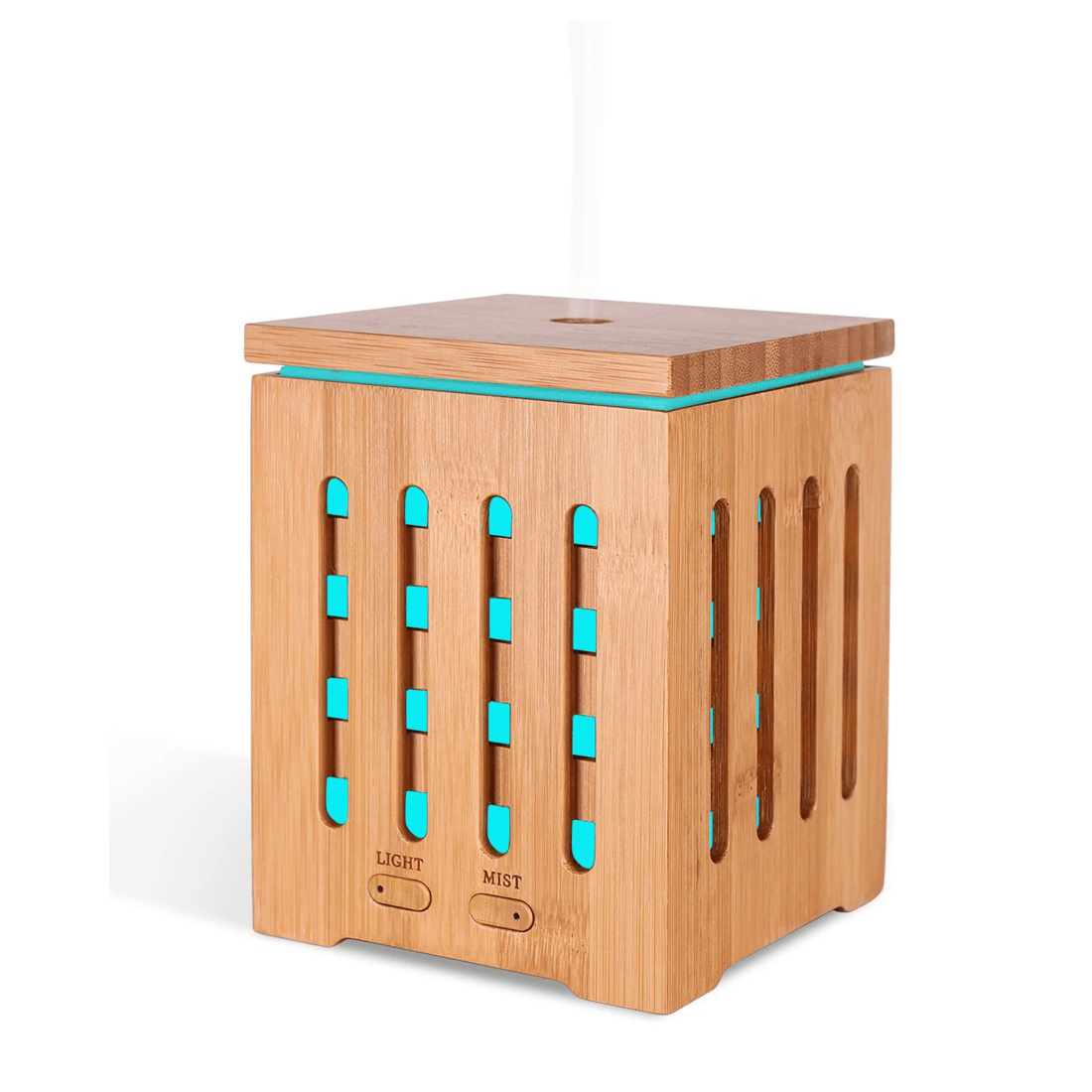 1 TODO 200Ml Humidifier Aromatherapy Diffuser Ultrasonic 7 Colour Led - Bamboo, 1 of 4