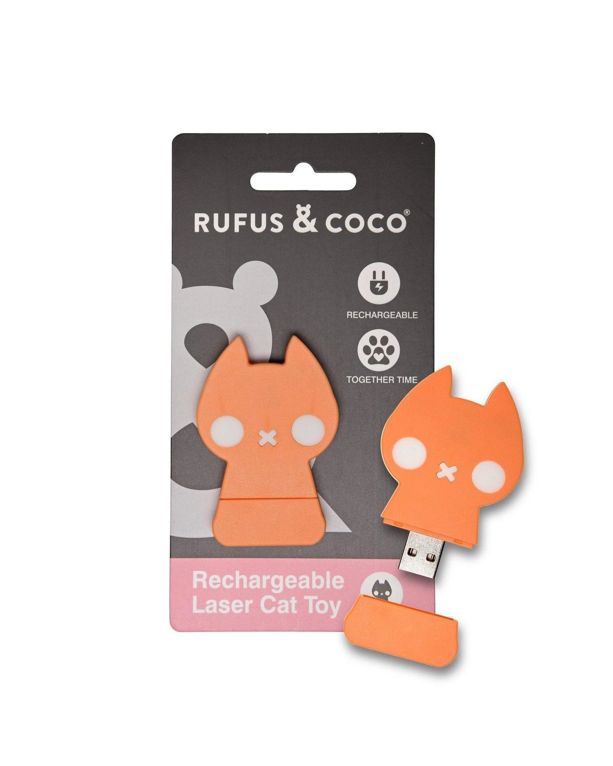 1 Rufus & Coco Rechargeable Laser Interactive Cat Toy, 1 of 4
