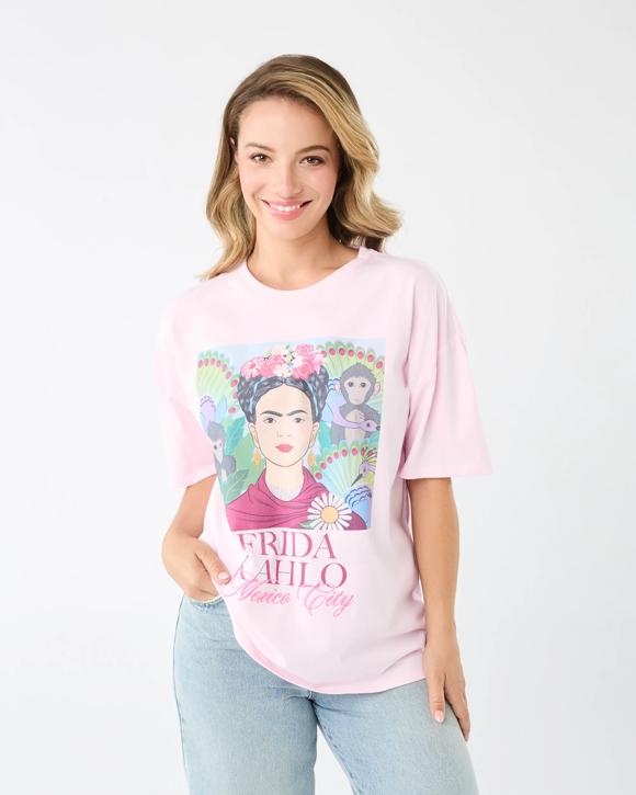 Short Sleeve Frida Kahlo License T-shirt