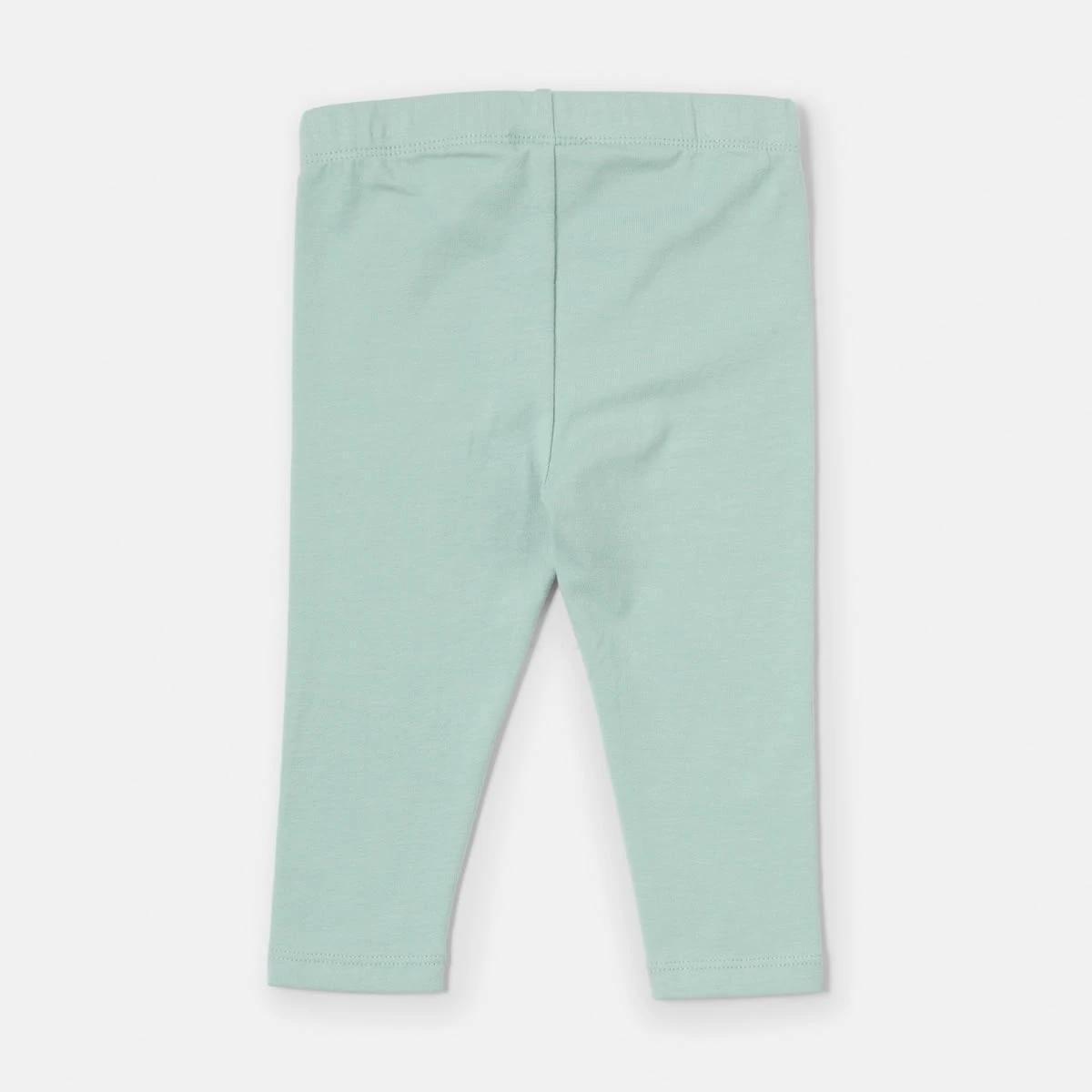 2 Unisex Everyday Leggings Surf Green, 2 of 3