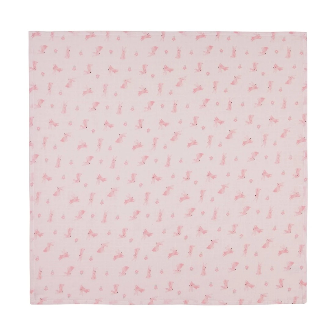 5 3 Pack Organic Cotton Muslin Wraps - Bunny, 5 of 6