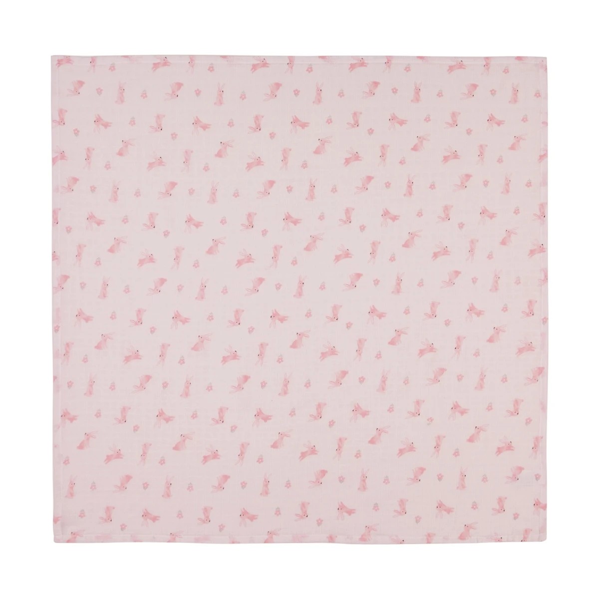 5 3 Pack Organic Cotton Muslin Wraps - Bunny, 5 of 6