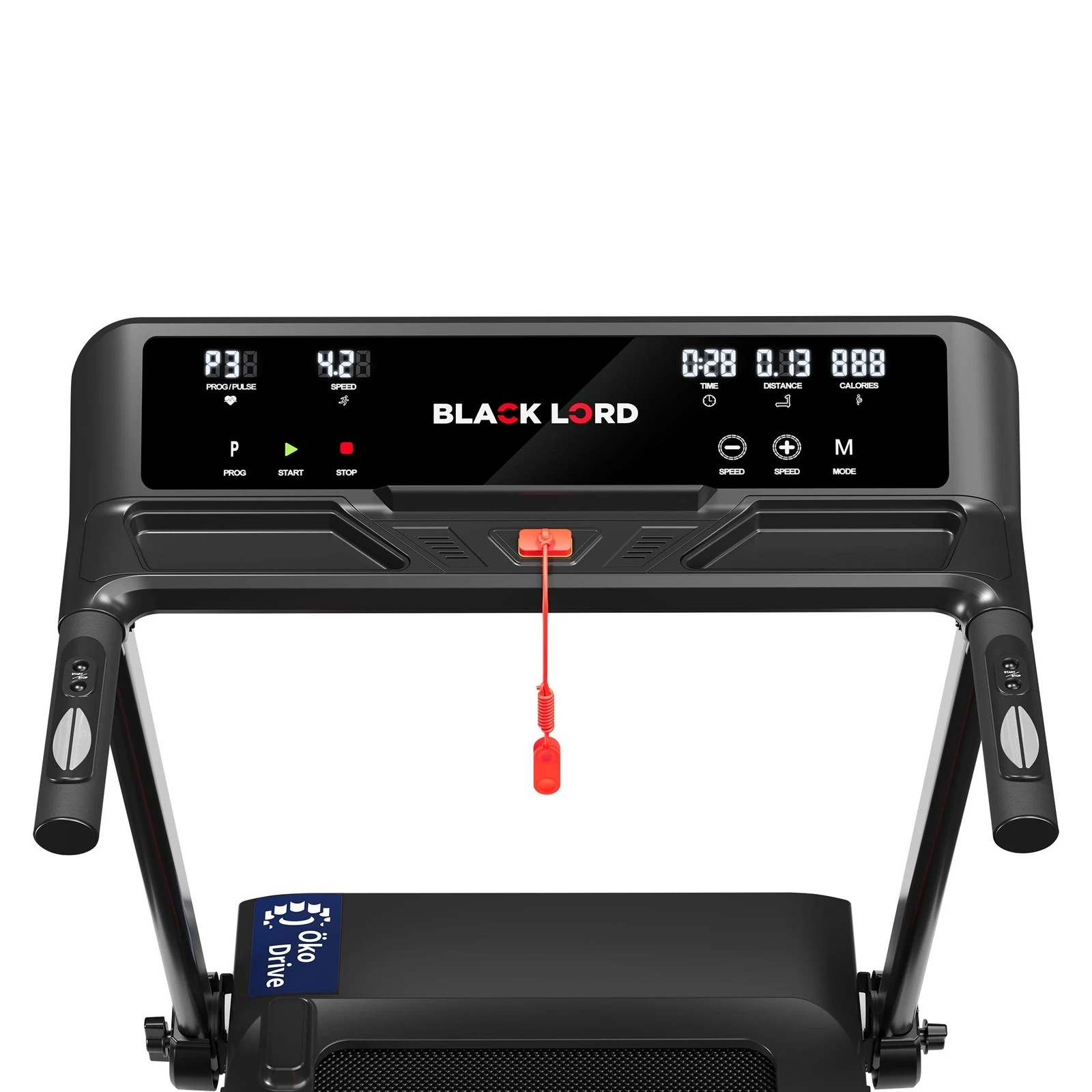 8 Black Lord Treadmill Electric Exercise Foldable Running Machine Home Gym Fitness - Black, 8 of 10