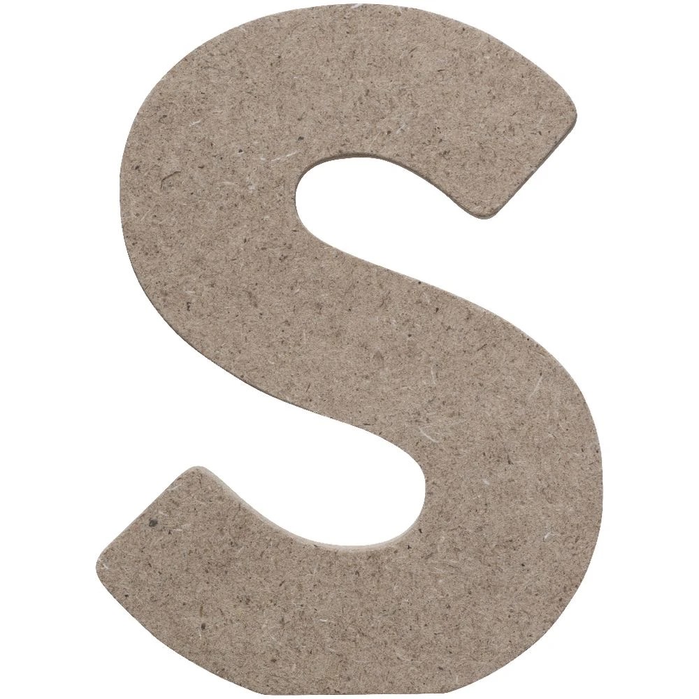 2 Born Wooden Alphabet Letter S 10cm, 2 of 3
