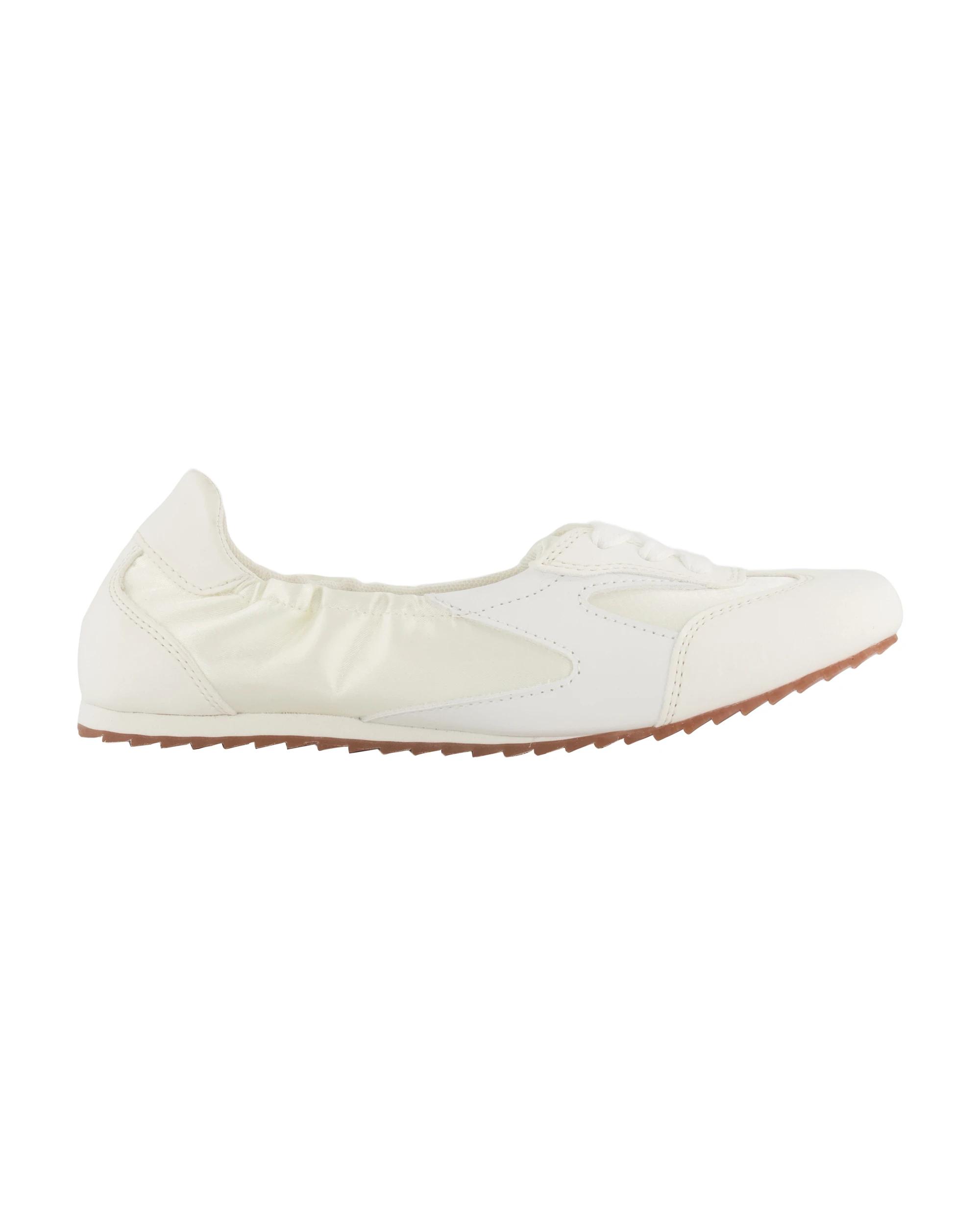 1 Slip On Ballerina Sneakers Cream, 1 of 5