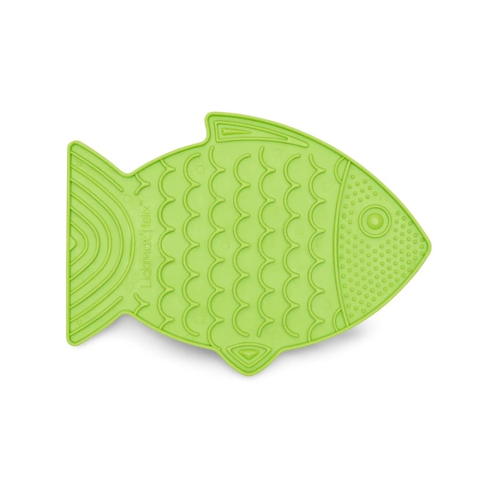 1 Lickimat Felix Slow Food Bowl For Cats - Green, 1 of 1