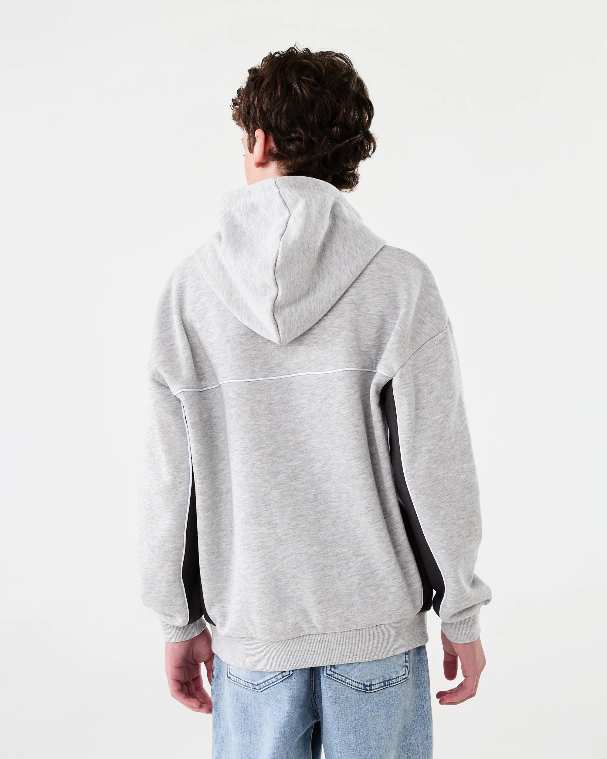 2 Panel Hoodie Kgry Marle, 2 of 9