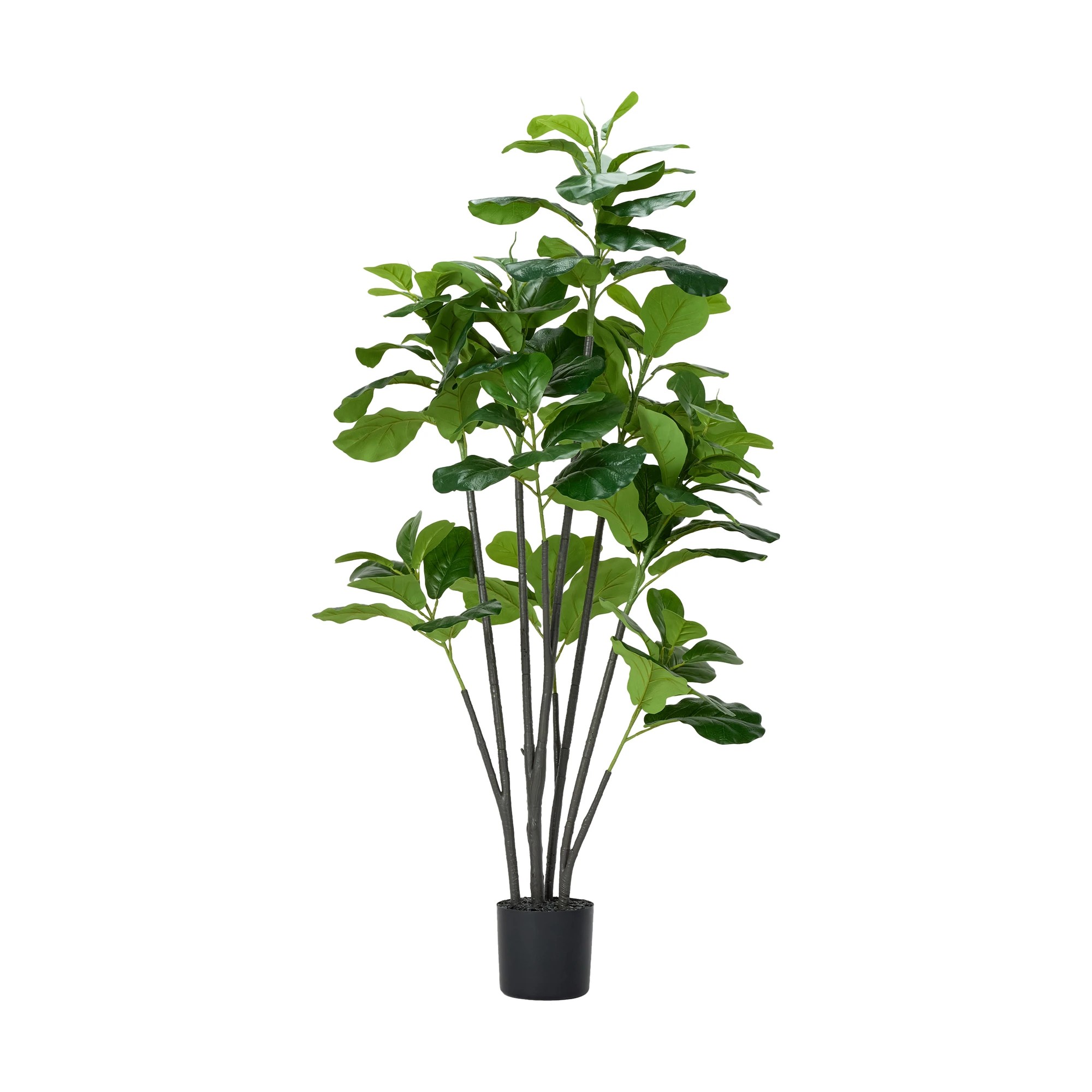 1 Tall Artificial Fiddle Fig Leaf, 1 of 5