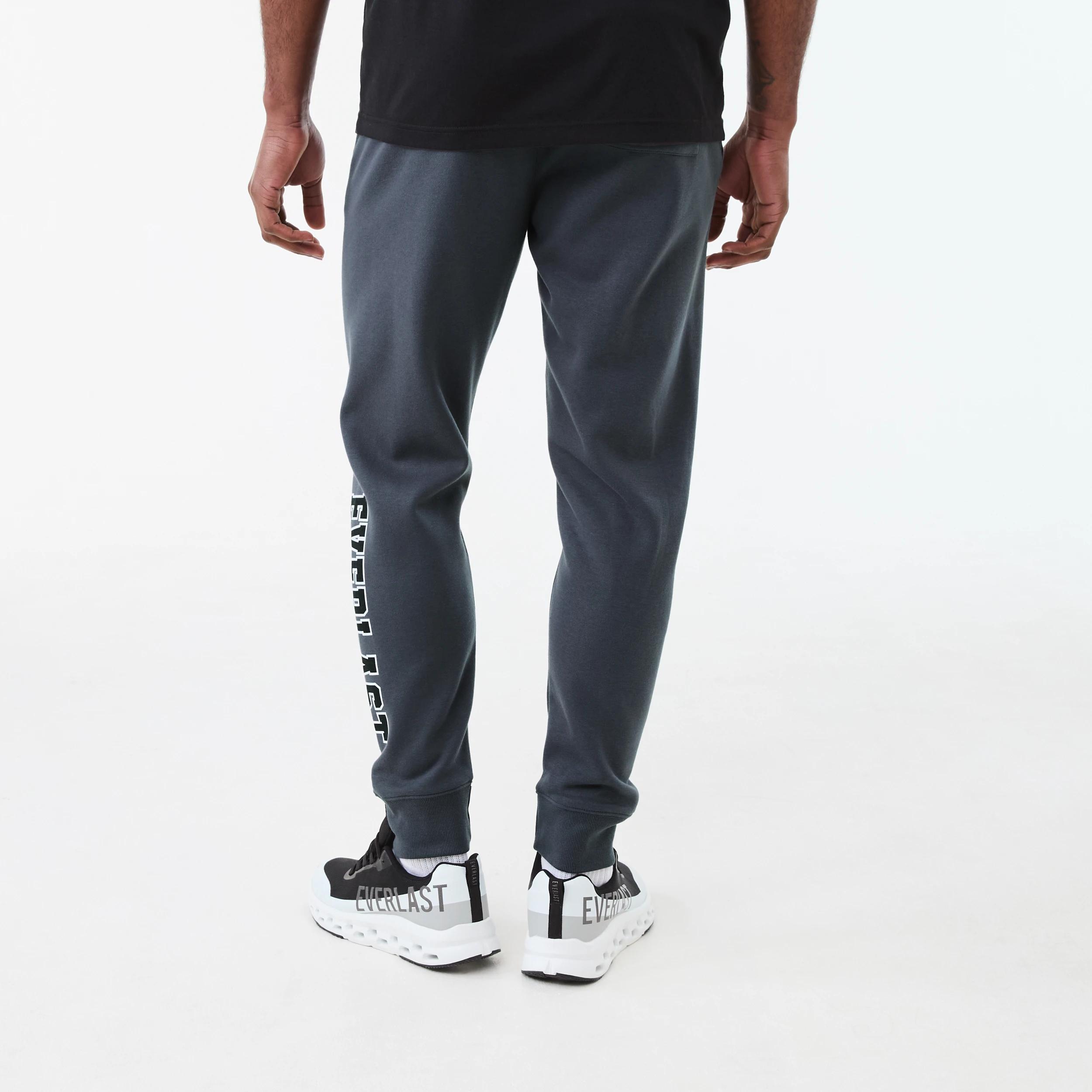 3 Everlast Mens Block Trackpants EVER ASH GREY, 3 of 7