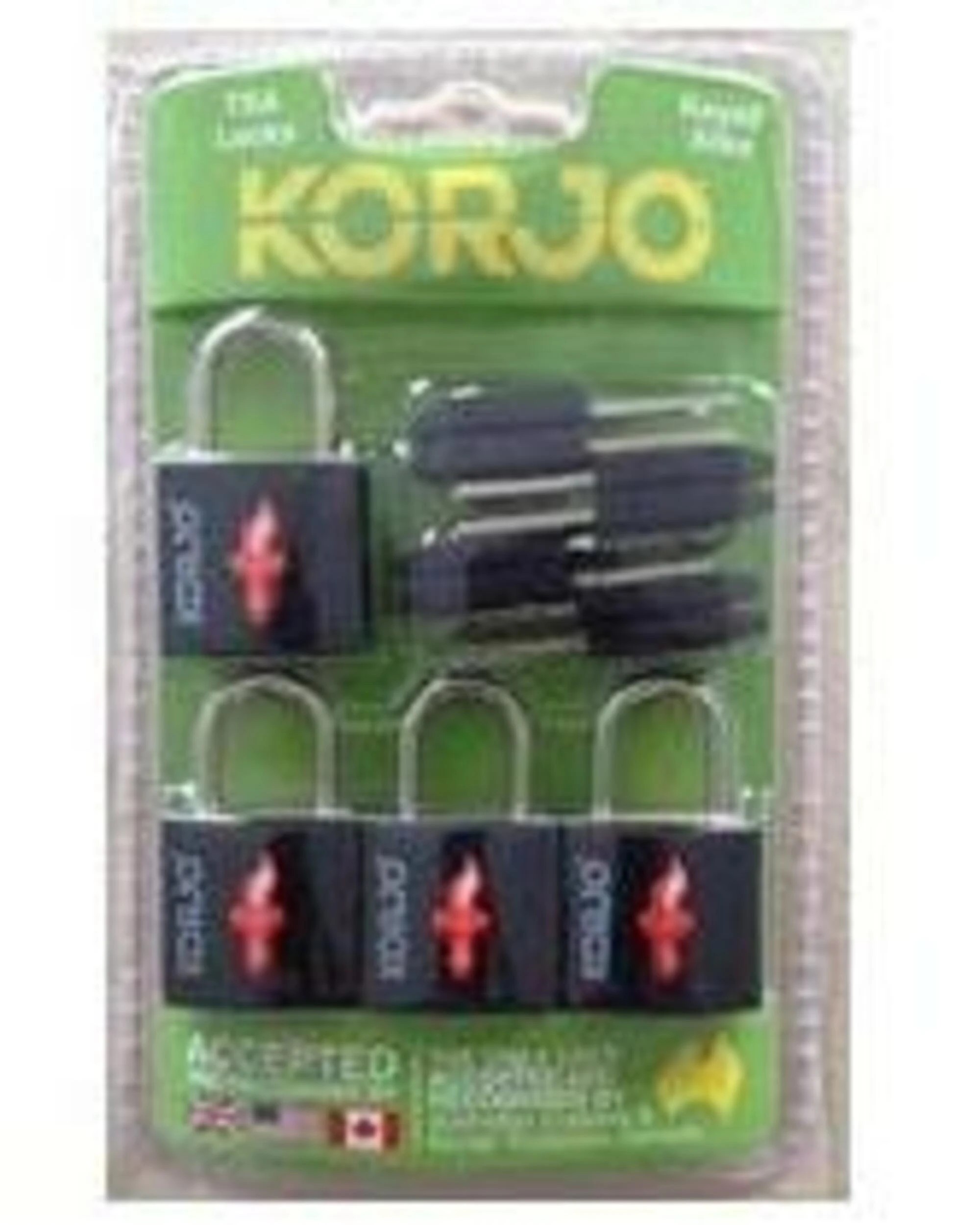 2 Korjo TSA Luggage Locks - 4-Pack - Assorted, 2 of 4