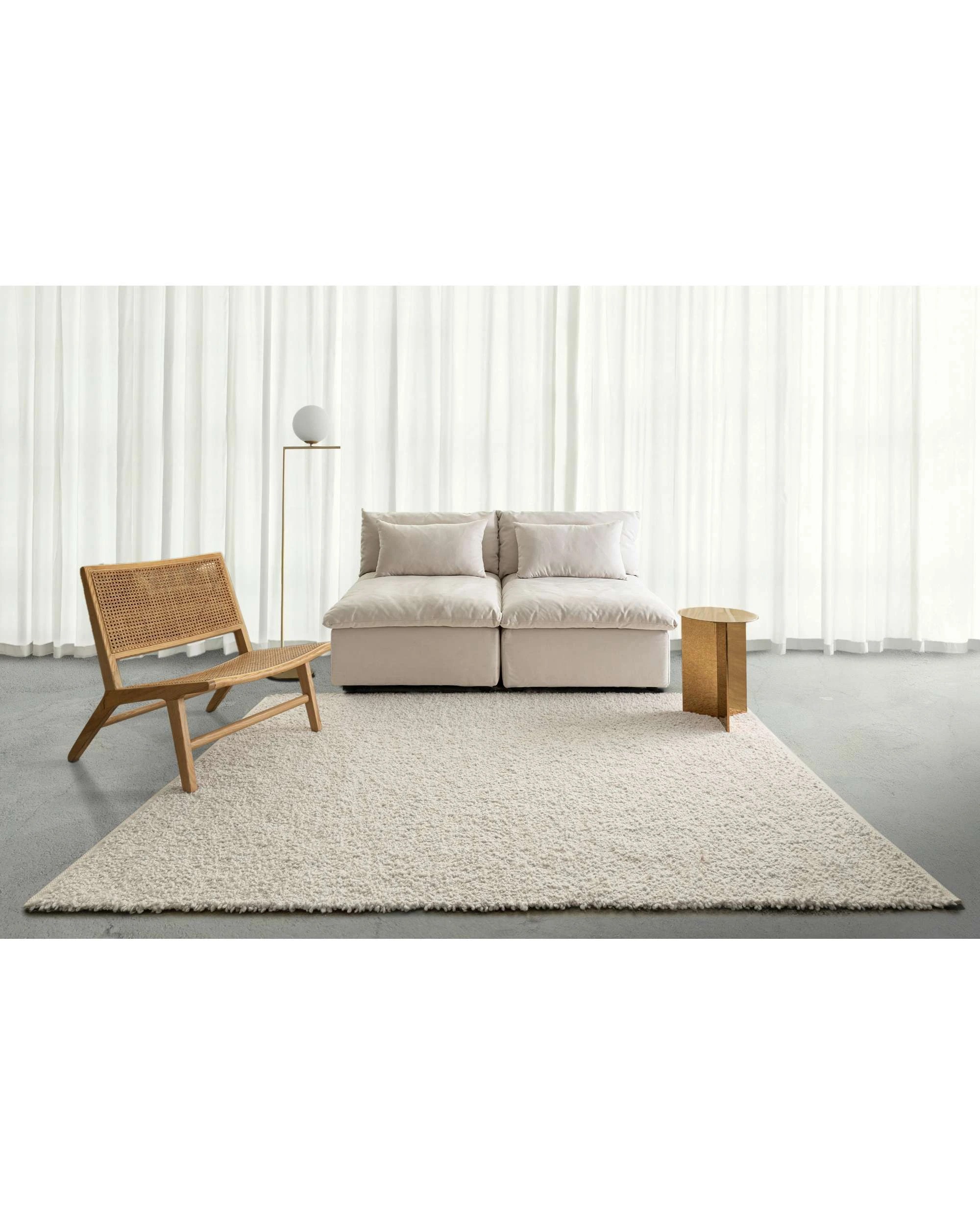2 Loopsie Baltimore Hand Woven Rug-230cm x 160cm - White, 2 of 7