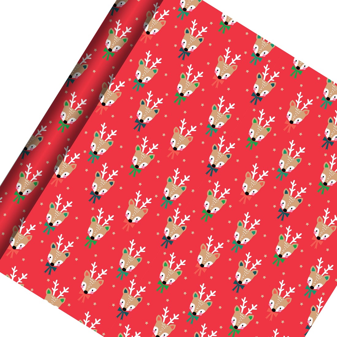 1 Hallmark Christmas Gift Wrap Roll - Deer, 1 of 3