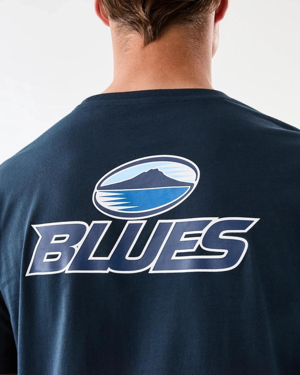4 Official Super Rugby Adult Jersey T-shirt Blues, 4 of 8