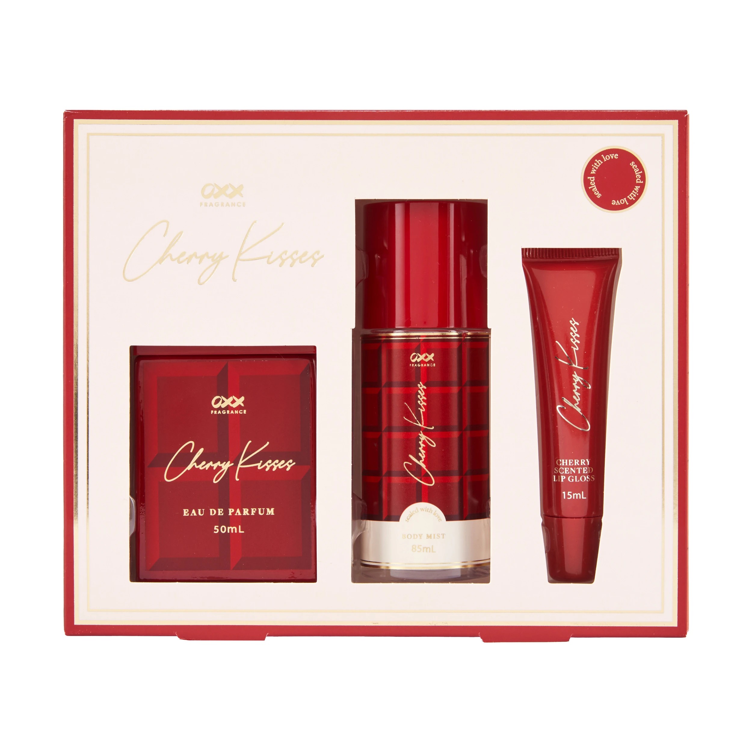1 OXX Fragrance Cherry Kisses Gift Set, 1 of 6