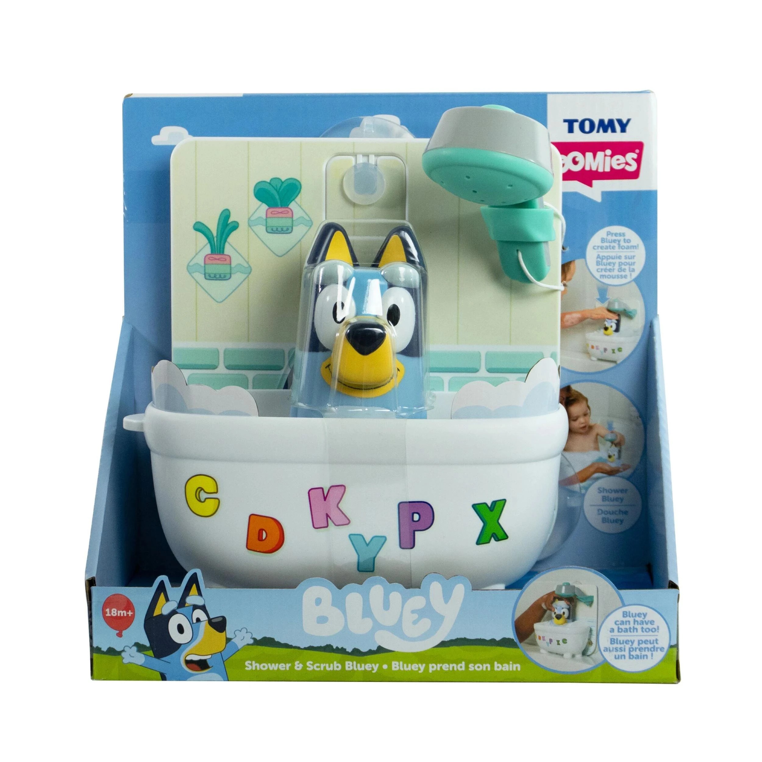 1 Bluey Shower & Scrub Bath Toy - Multi, 1 of 7