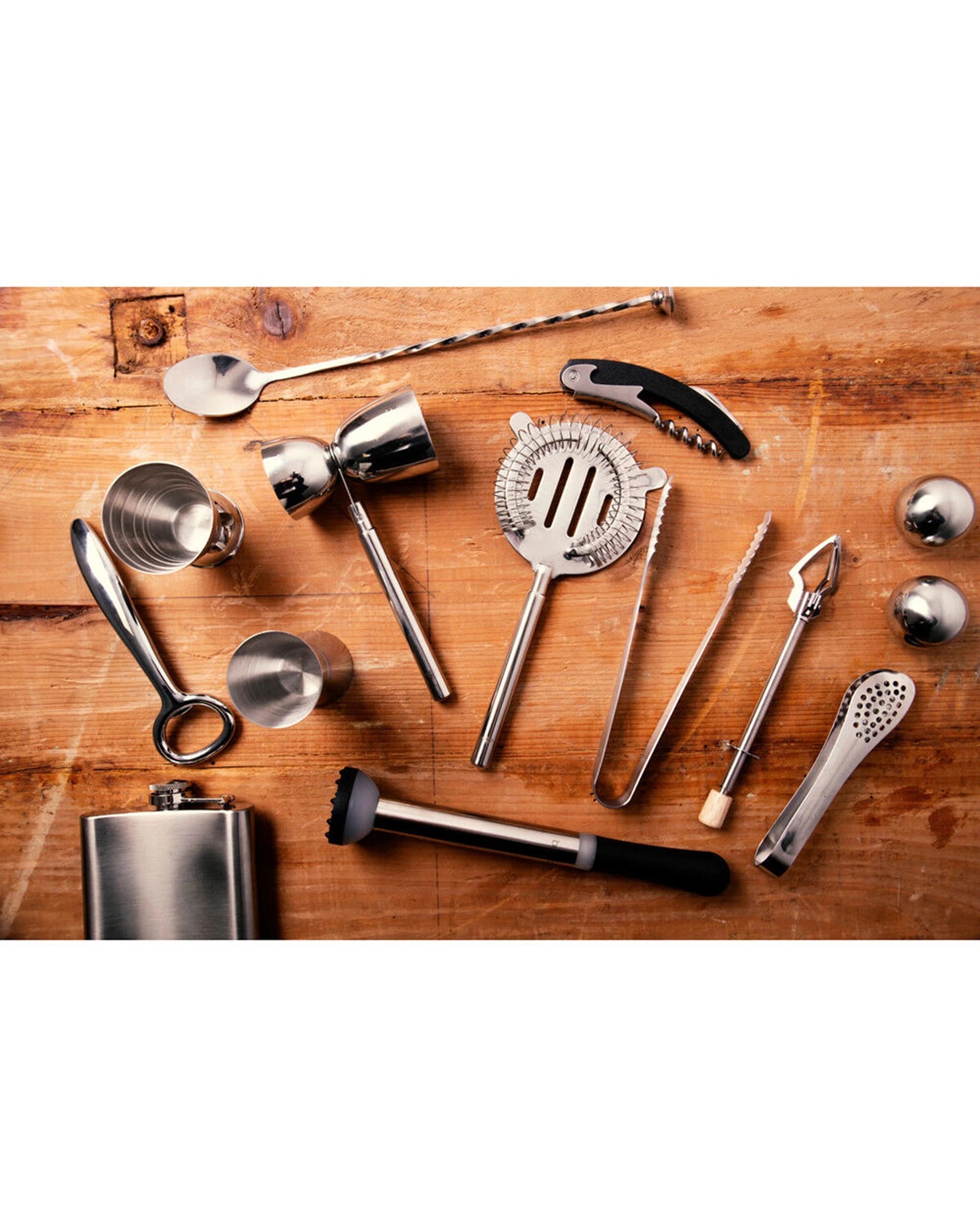 6 BarCraft 4PK Ice Serving Tongs Stainless Steel 16cm Kitchen Utensils - Silver, 6 of 7