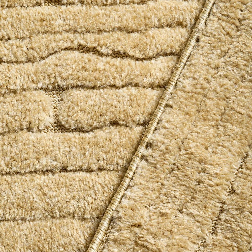 7 Common Ground Rugs Sanctuary Aliya 230x160cm - Medium Power Loomed Floor Rug - Gold, 7 of 7