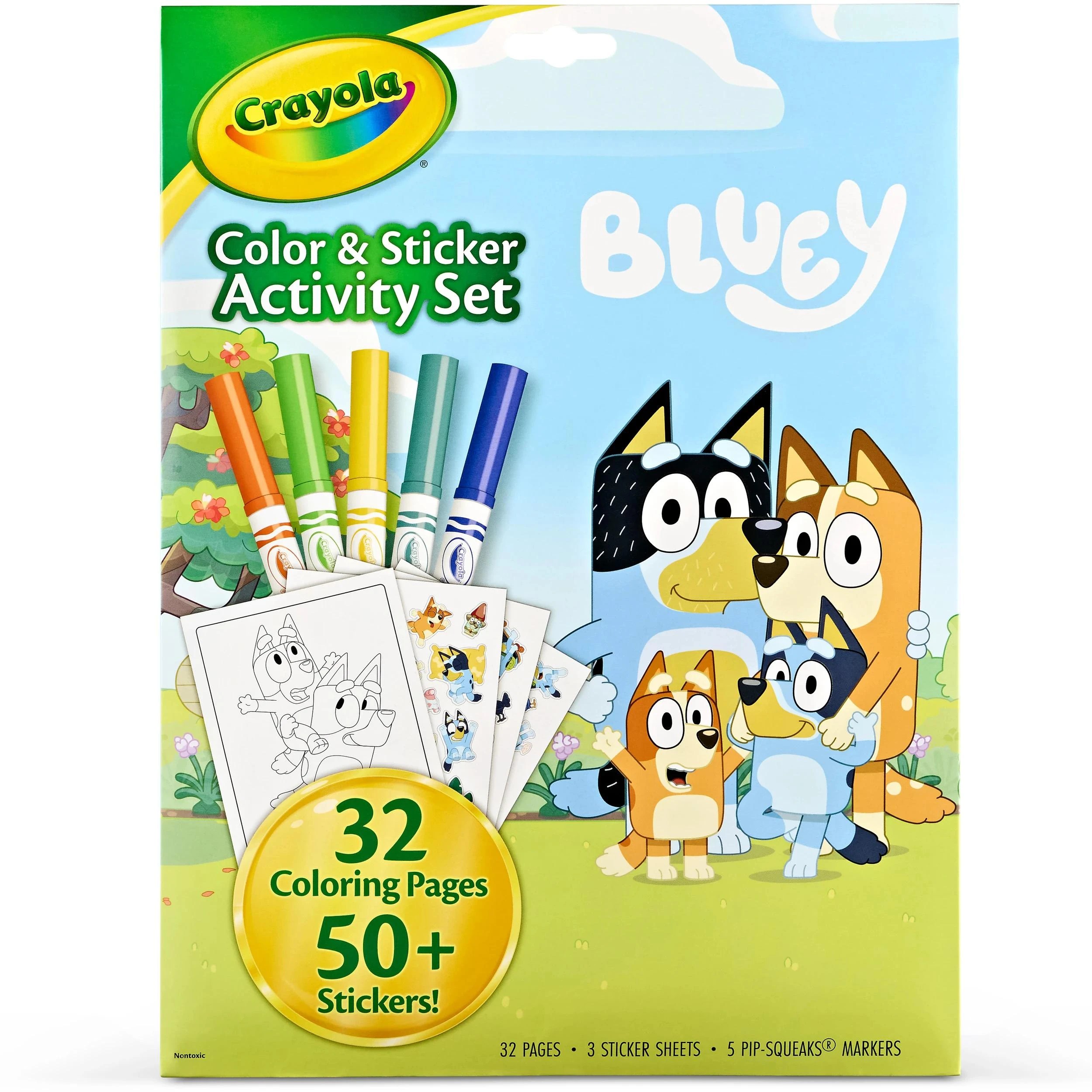 1 Crayola Bluey Color & Sticker Activity Set - Multi, 1 of 6