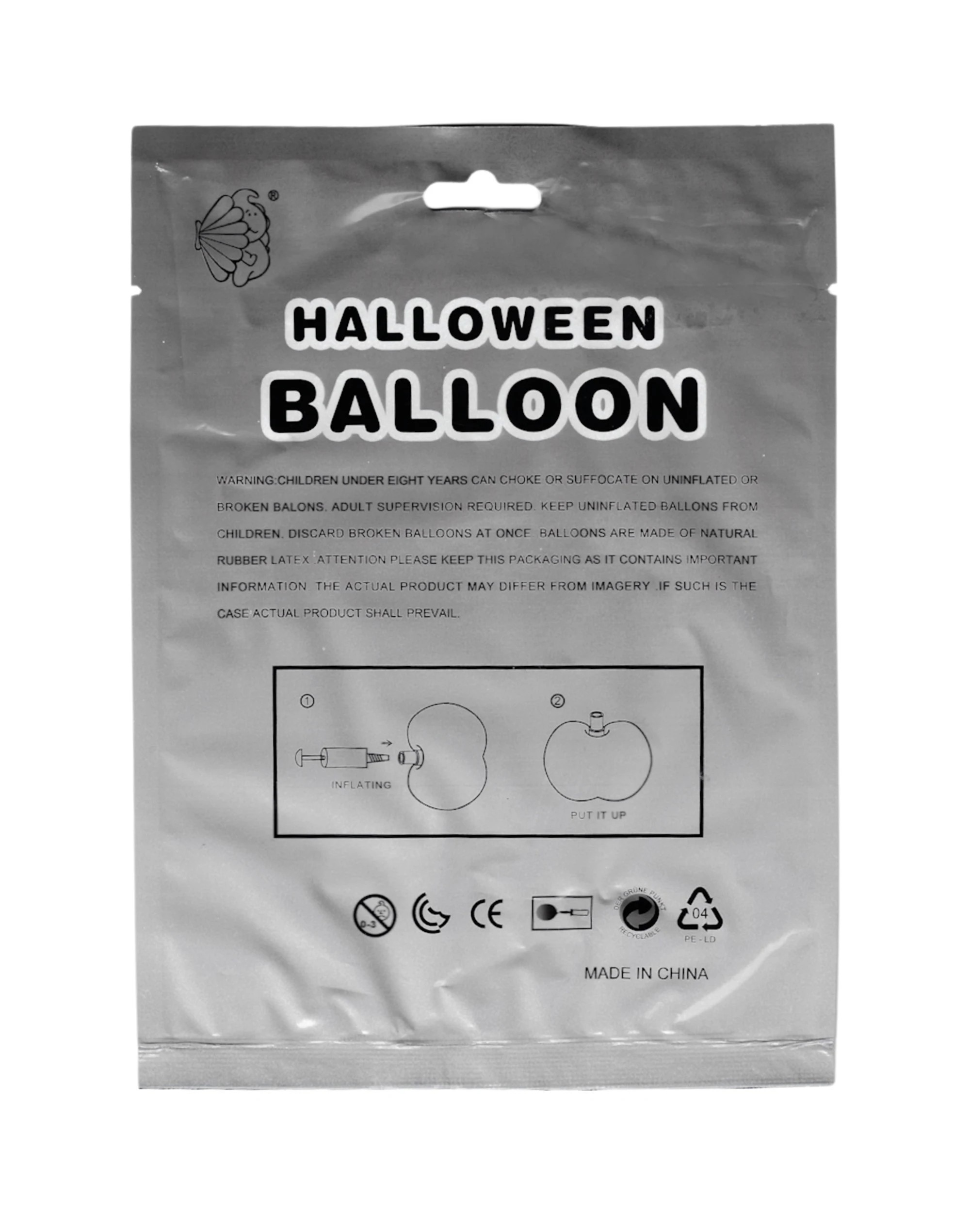 3 Oceana Pumpkin Shaped Latex Balloons Pack of 6 - Orange, 3 of 3