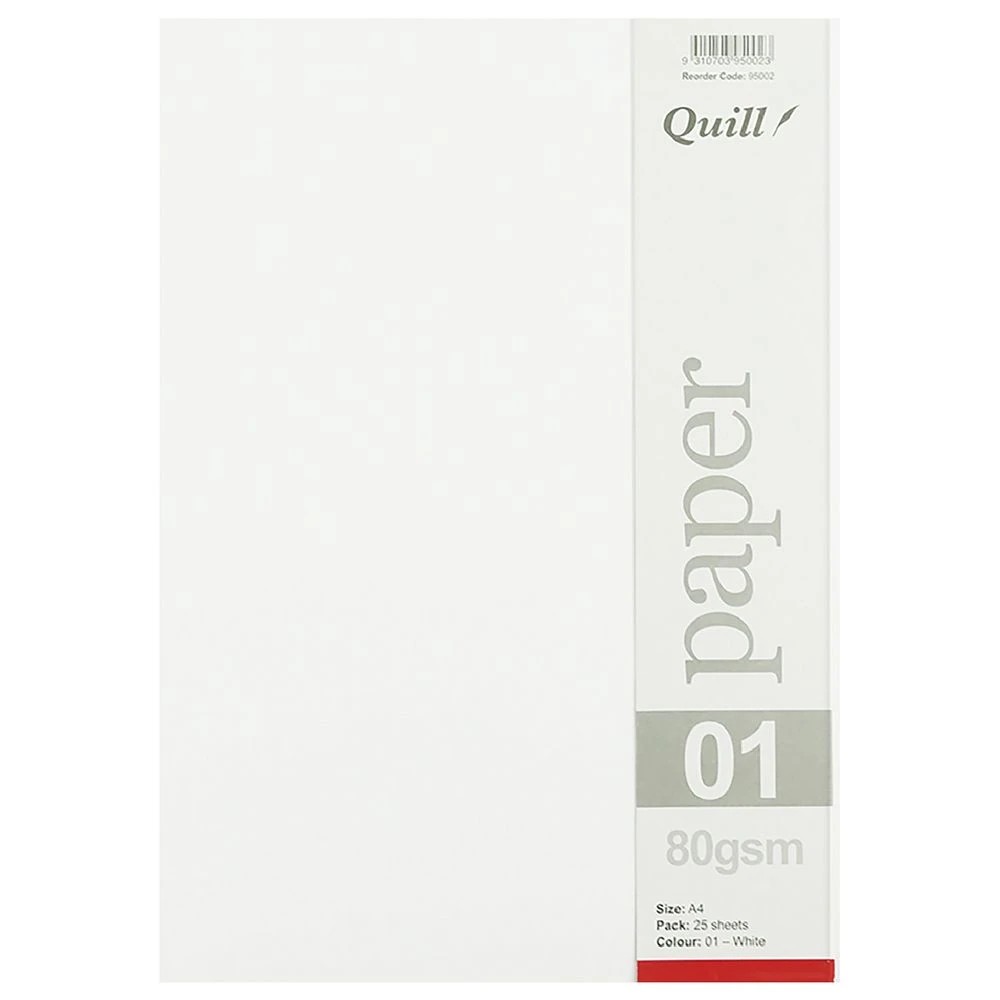 3 Quill A4 80gsm Paper White 25 Pack, 3 of 3