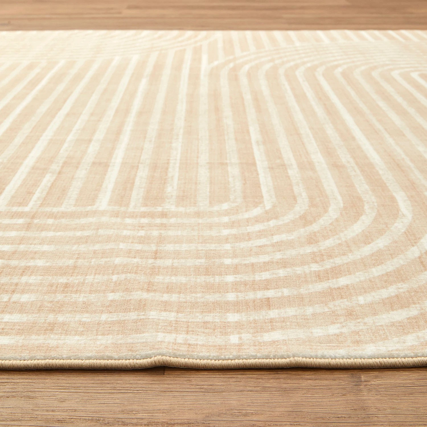 3 Common Ground Rugs Vitality Myla 320x230cm - Extra Large Washable Floor Rug - Natural - Natural, 3 of 7
