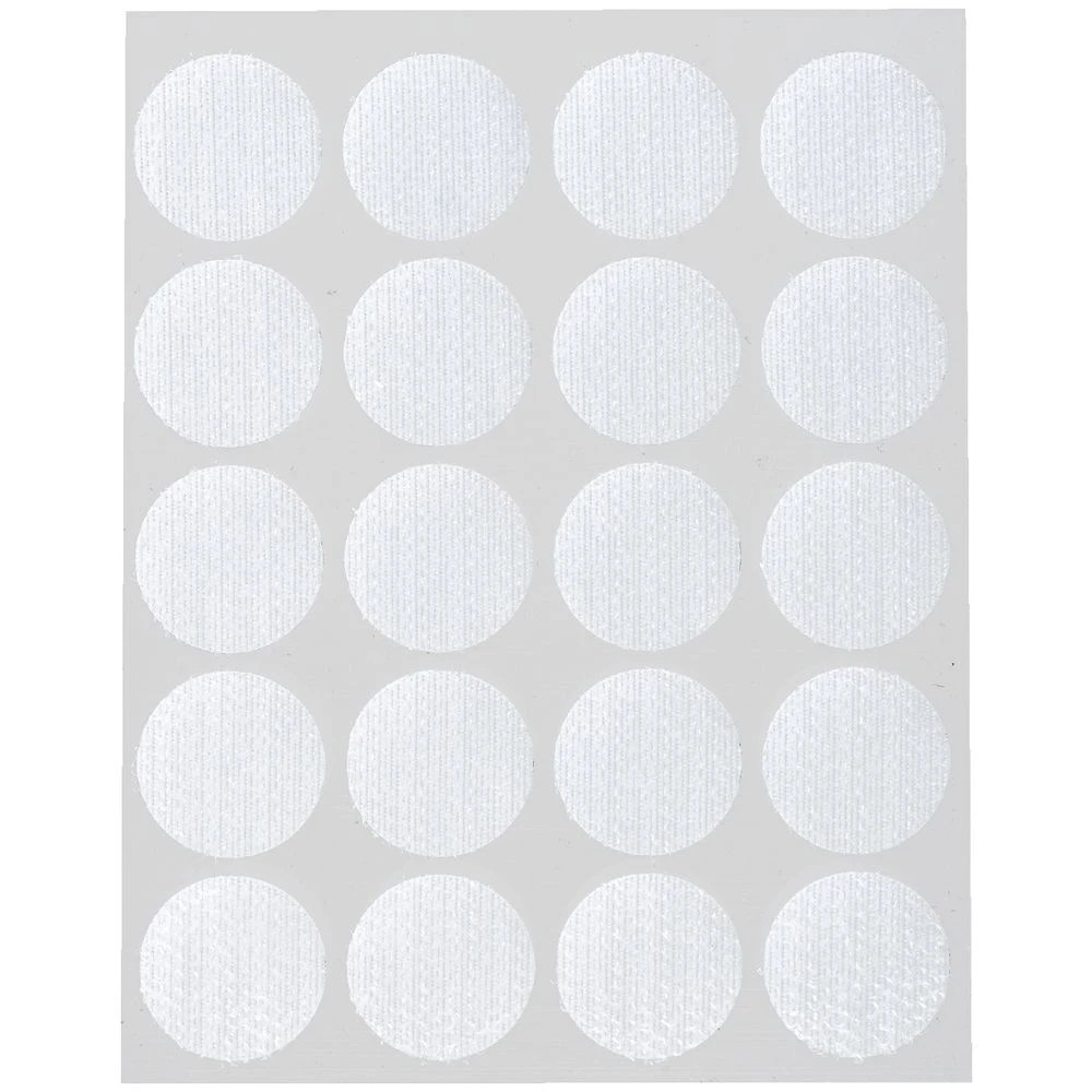 3 J.Burrows Hook & Loop Heavy Duty Adhesive Dots 16mm 20PK, 3 of 3