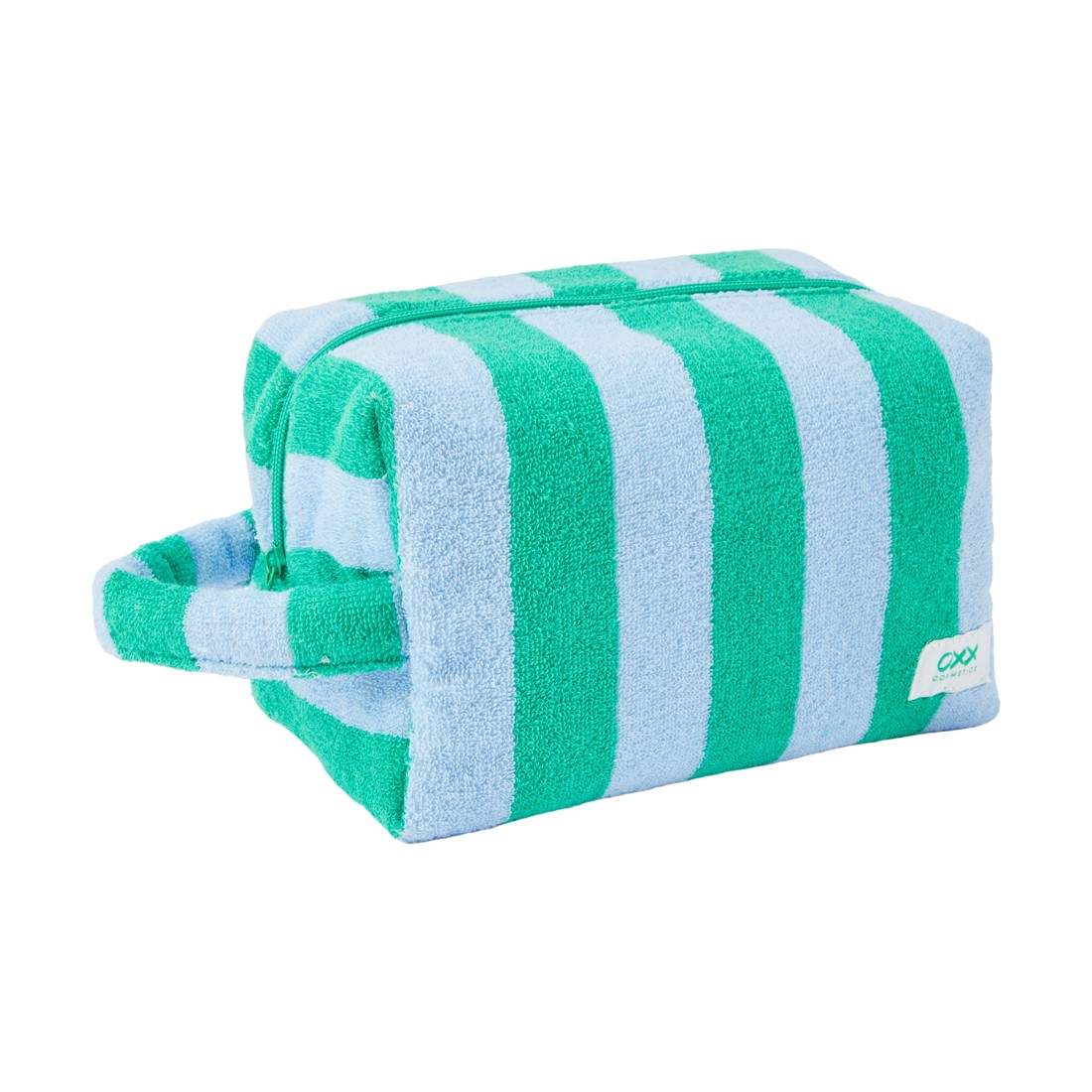 1 OXX Cosmetics Makeup Bag - Green and Blue, 1 of 4