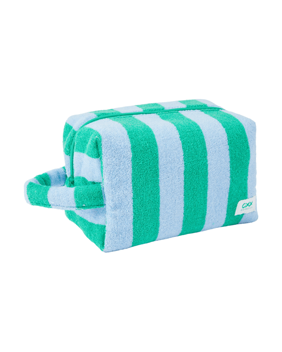 OXX Cosmetics Makeup Bag - Green and Blue