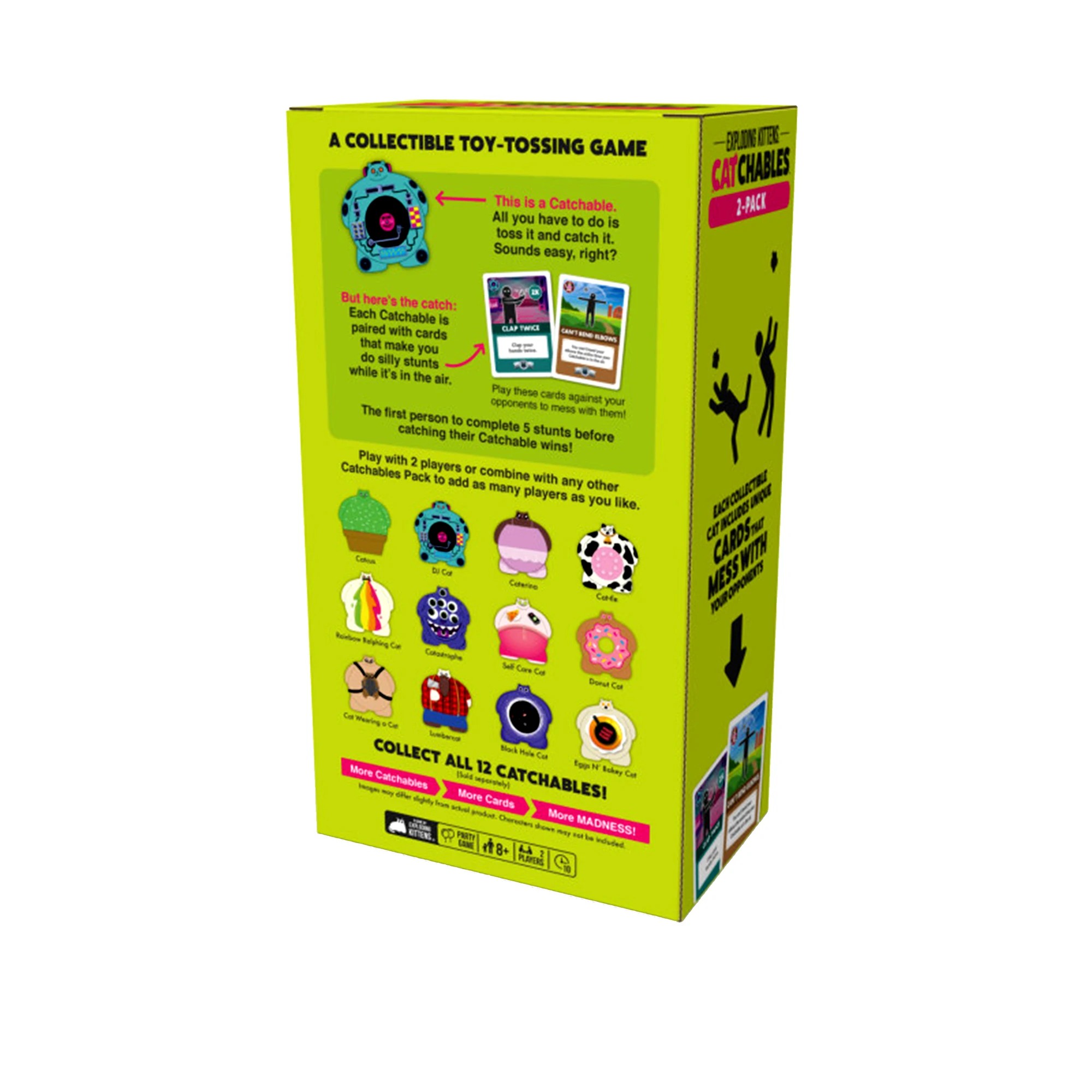 2 Exploding Kittens Catchables 2 Pack DJ & Cattle Game - Multi, 2 of 3
