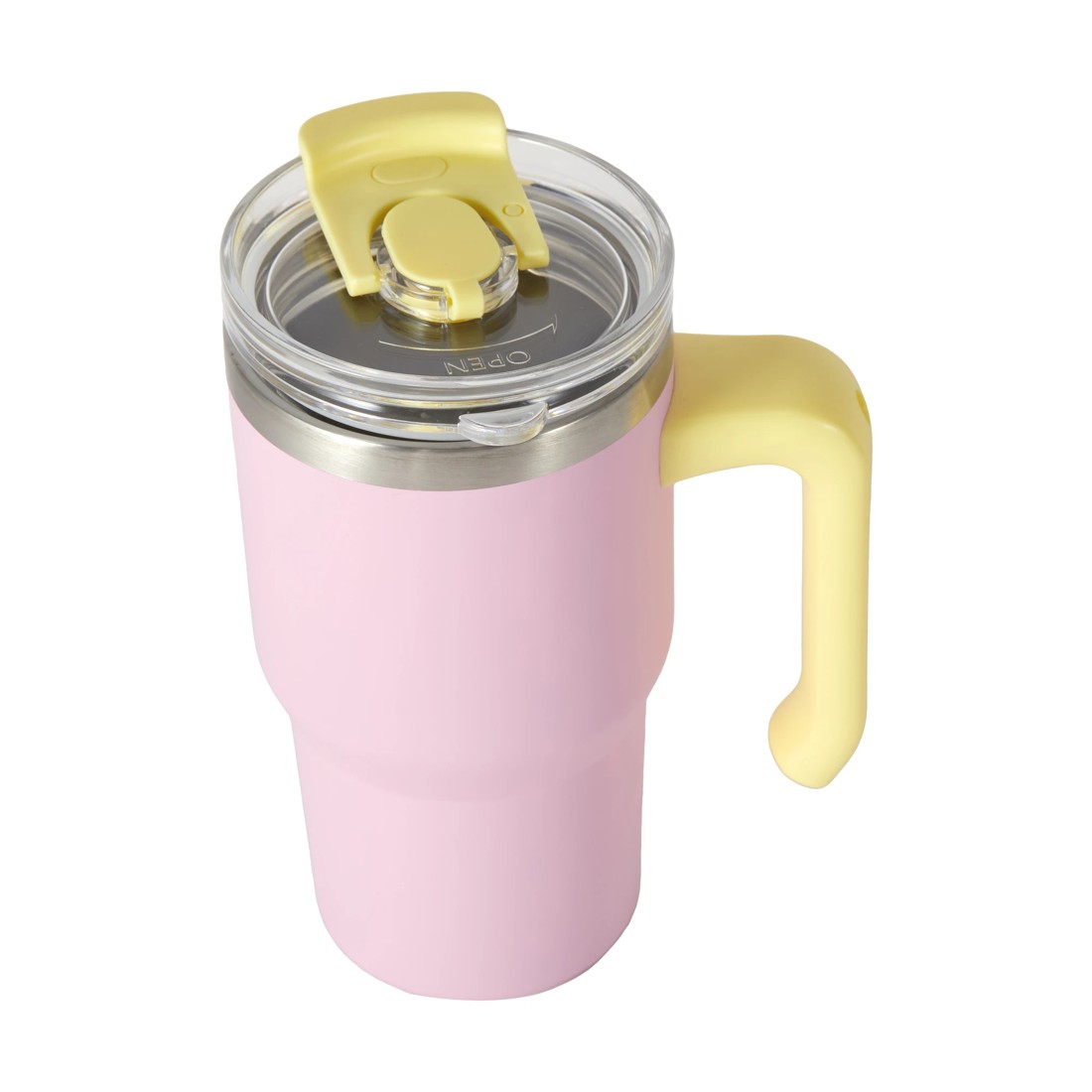 2 600ml Pink Tumbler with Handle, 2 of 8