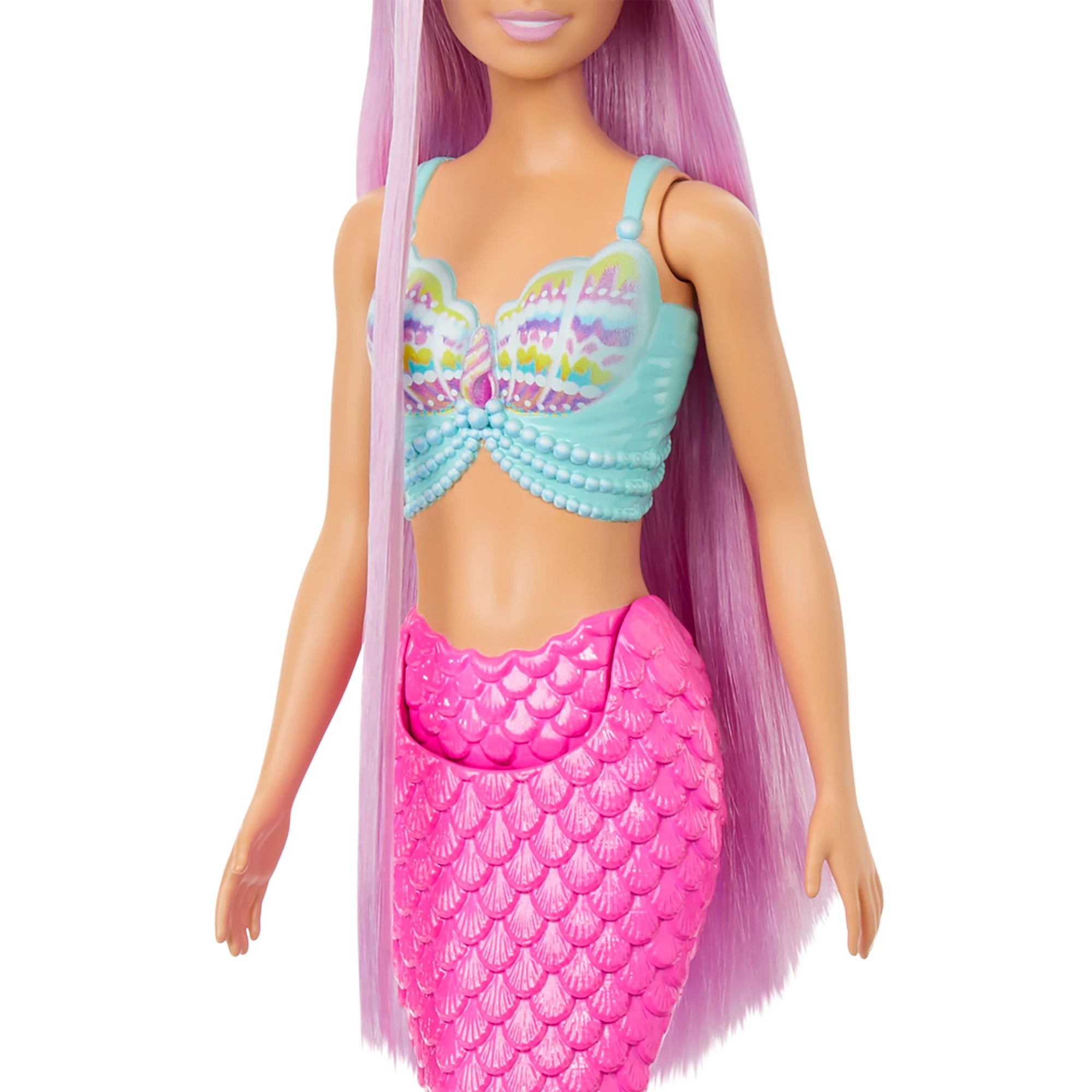 3 Barbie Mermaid Doll with 18cm Long Fantasy Hair and Accessories Playset, 3 of 6