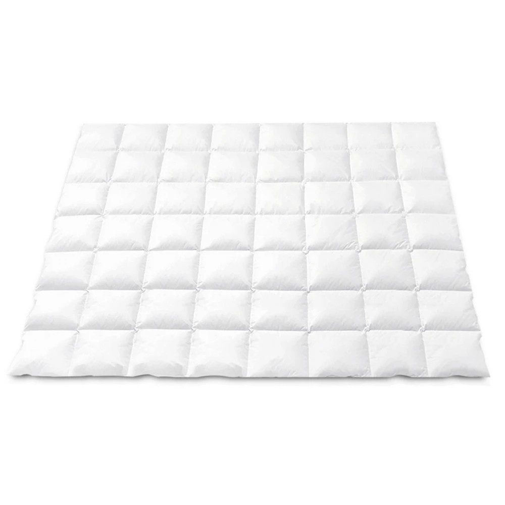 1 Giselle Bedding 800GSM Goose Down Feather Quilt Winter Blanket Duvet Comforter Double - Double Bed - White, 1 of 7