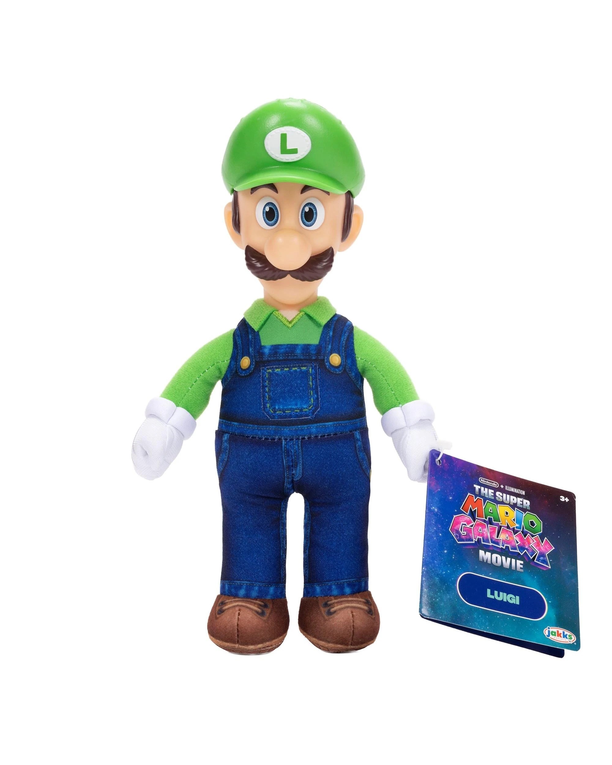 1 The Super Mario Galaxy Movie Luigi 25cm Plush, 1 of 4