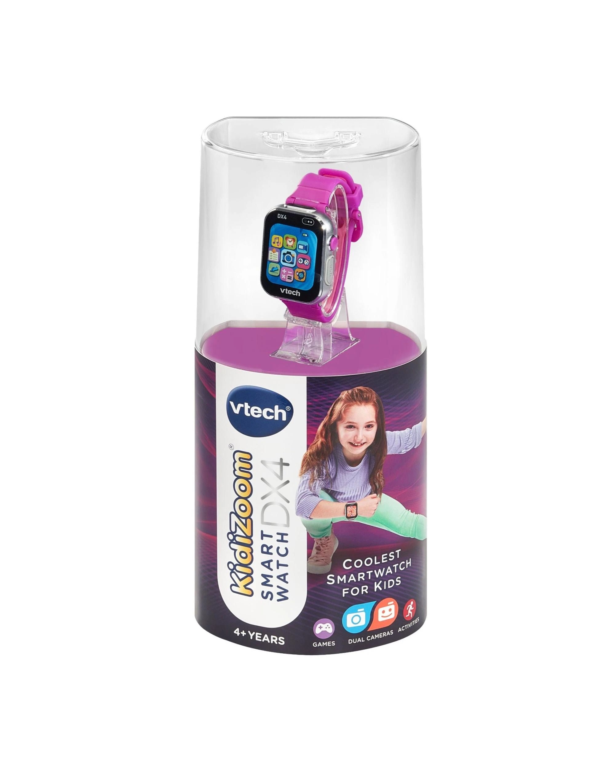 1 VTech KidiZoom Smart Watch DX4 - Purple, 1 of 7