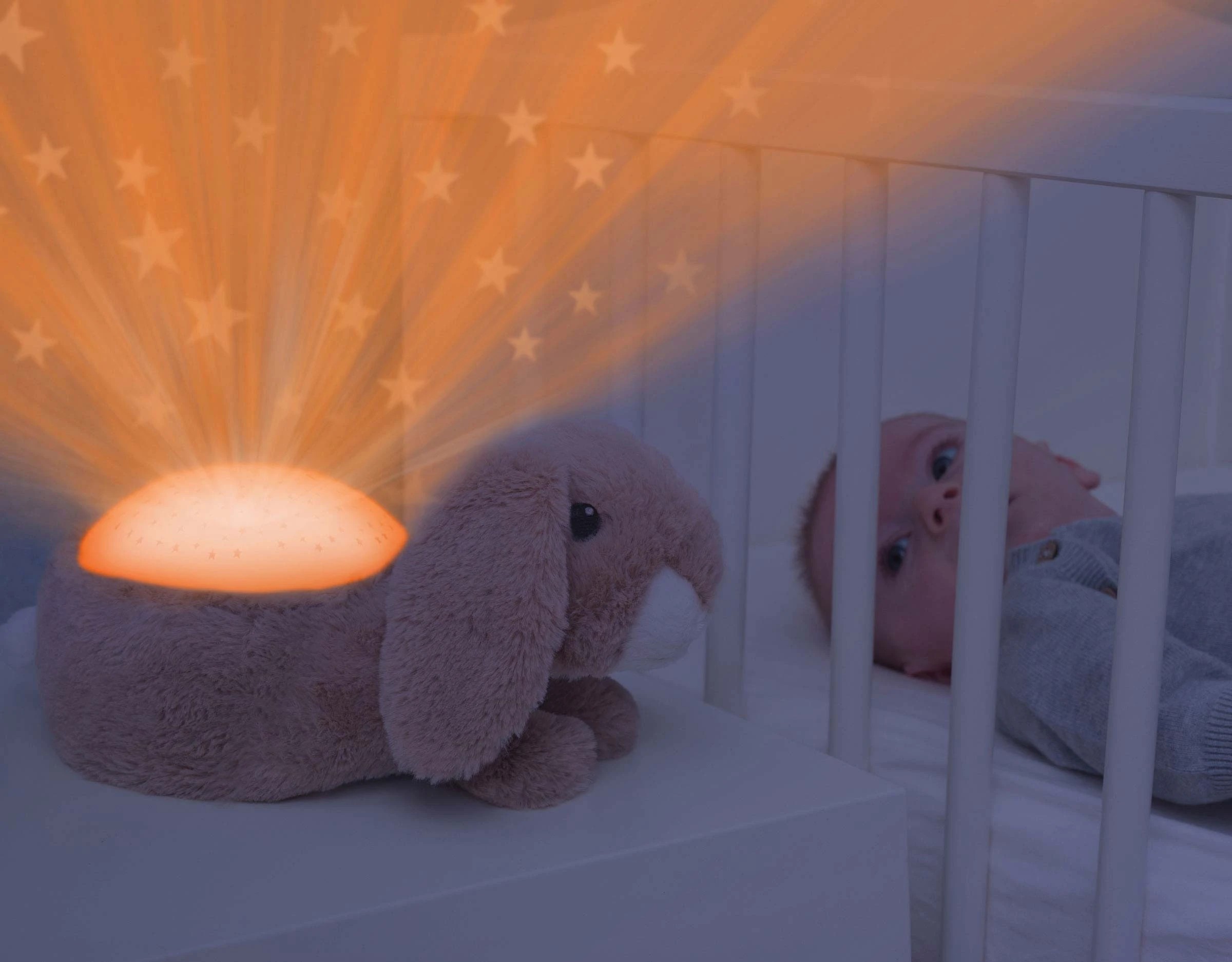 4 ZAZU Bedtime Projector - Ruby The Rabbit With Star Projections, 4 of 6