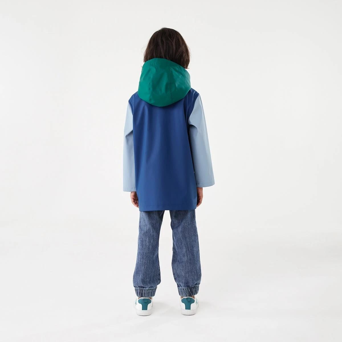 7 Colour Block Rain Jacket Vars Green, 7 of 9