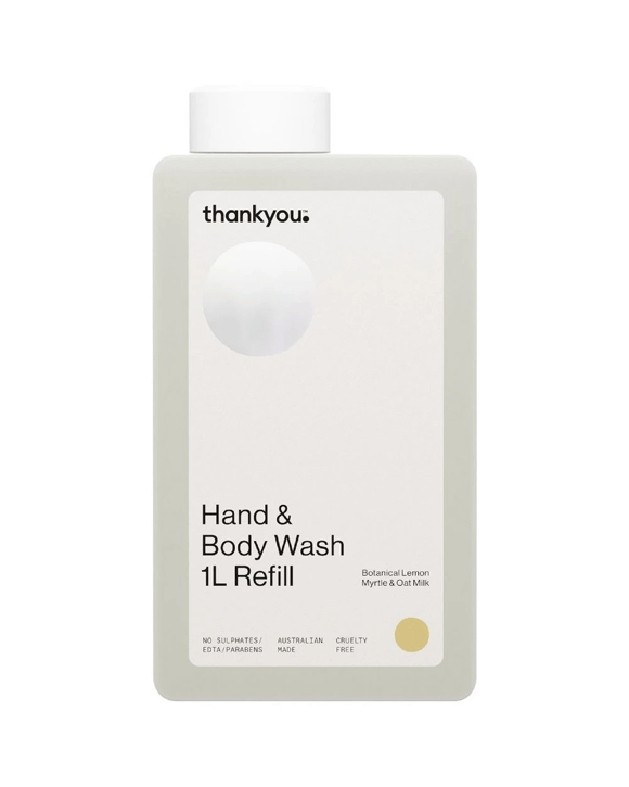Thankyou Handwash Botanical Lemon Myrtle & Oat Milk Refill 1L