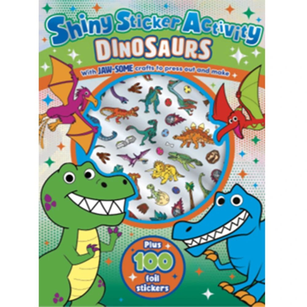 1 Puffy Sticker Activity Book Shiny Dinosaurs, 1 of 1