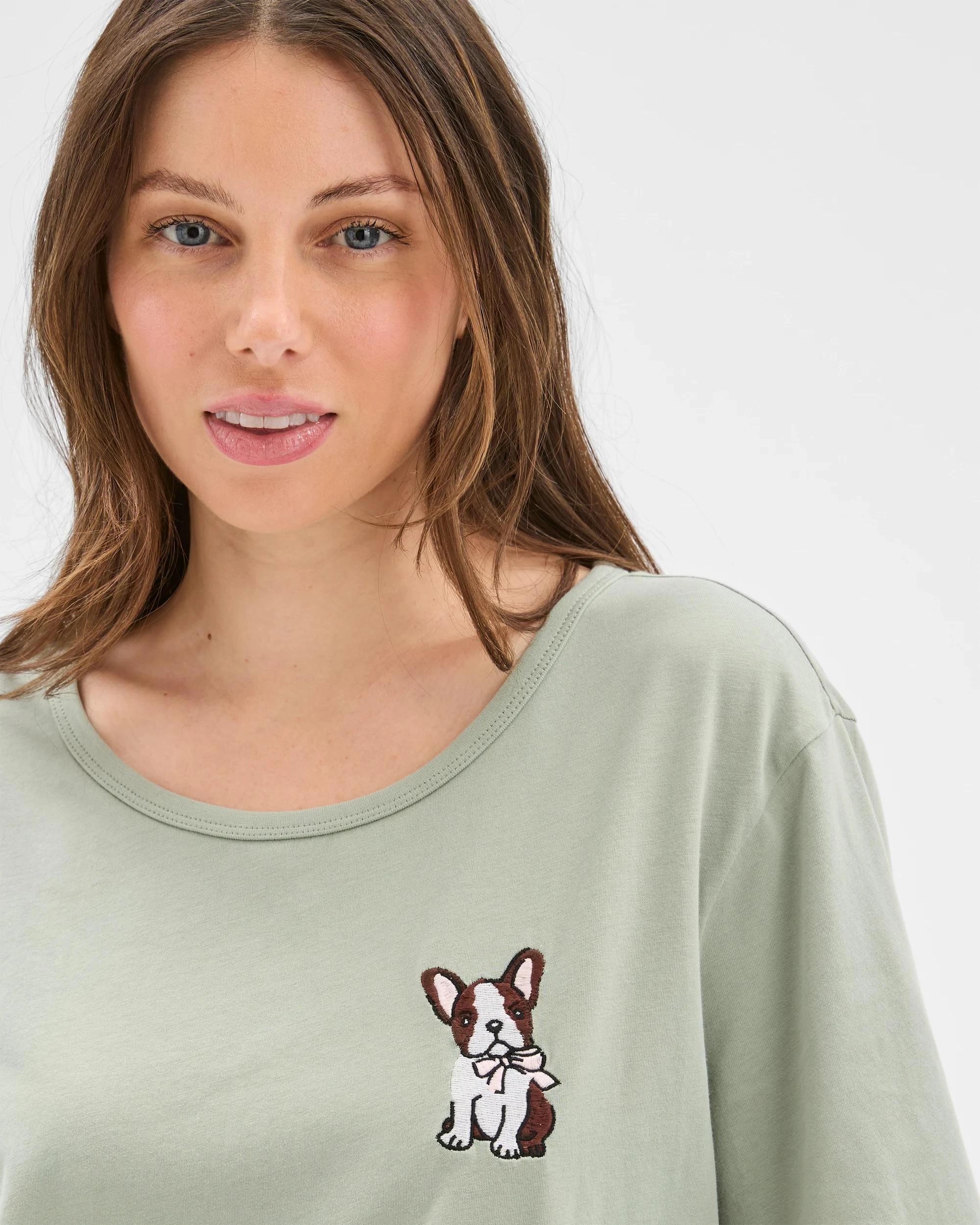 3 Target Woman Australian Cotton Printed Sleep Top DOG, 3 of 5