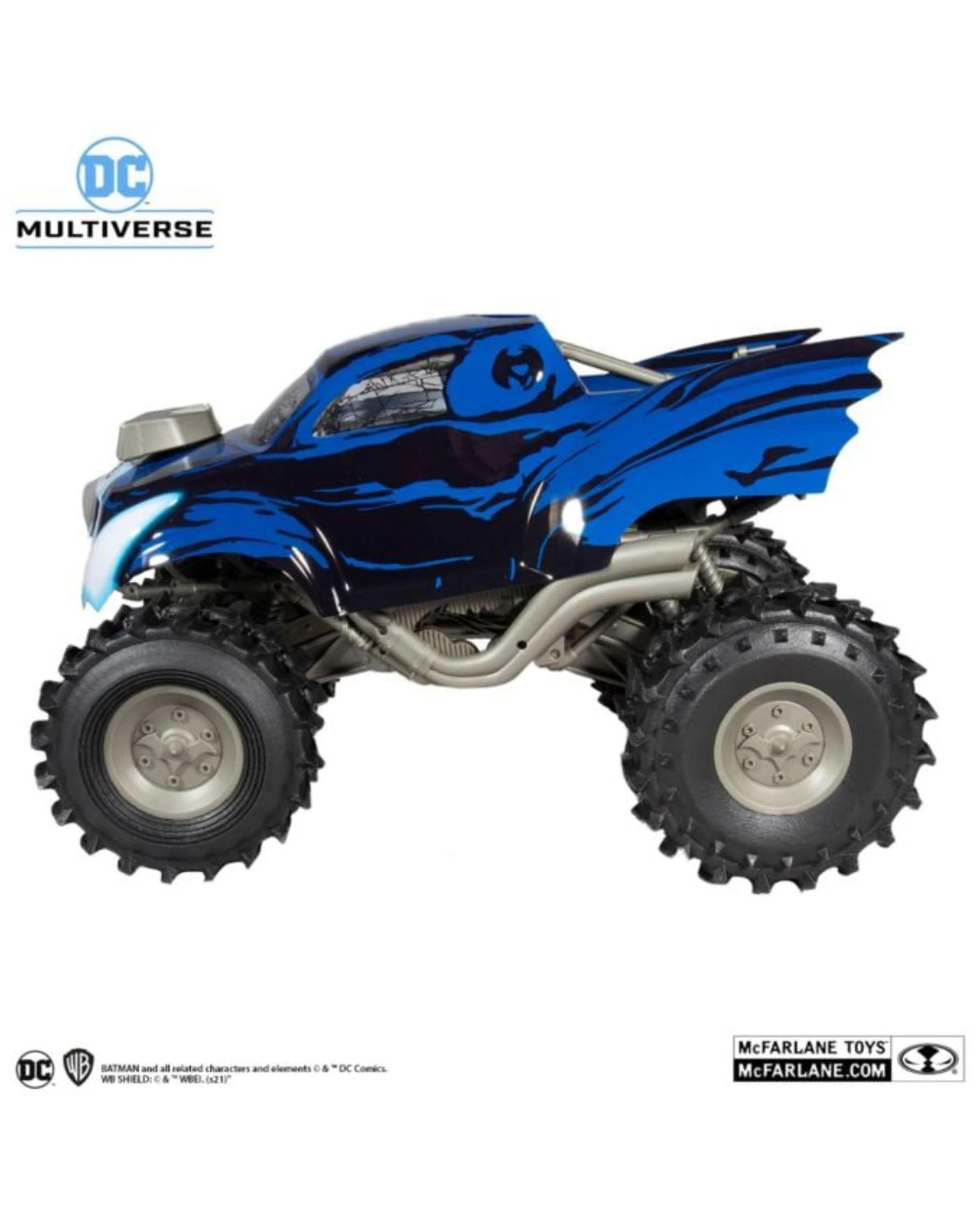 2 DC Multiverse Dark Nights: Death Metal Batmobeast 7 inch Scale Action Figure Vehicle, 2 of 7