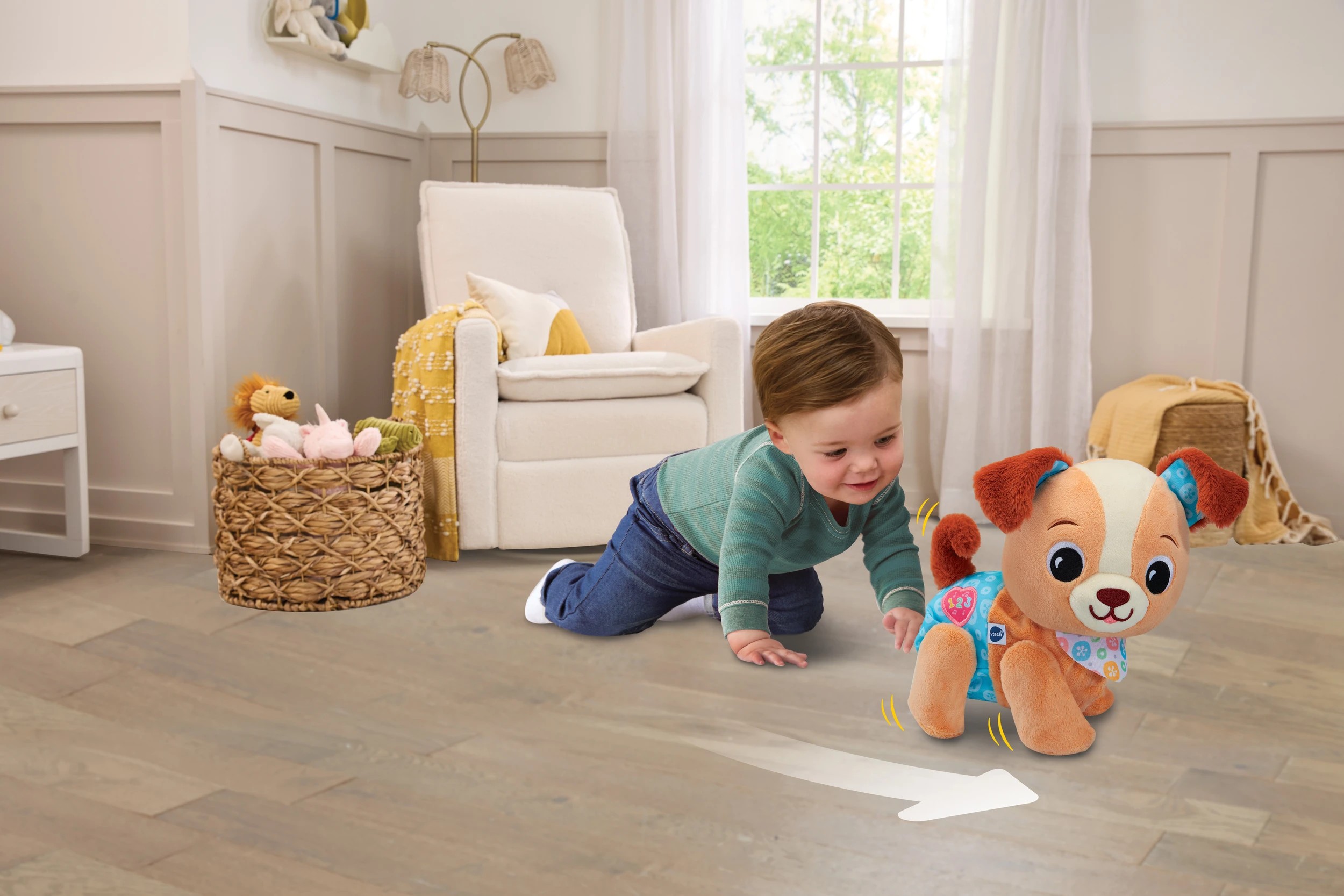 4 VTech Baby Walk & Wag Puppy, 4 of 5
