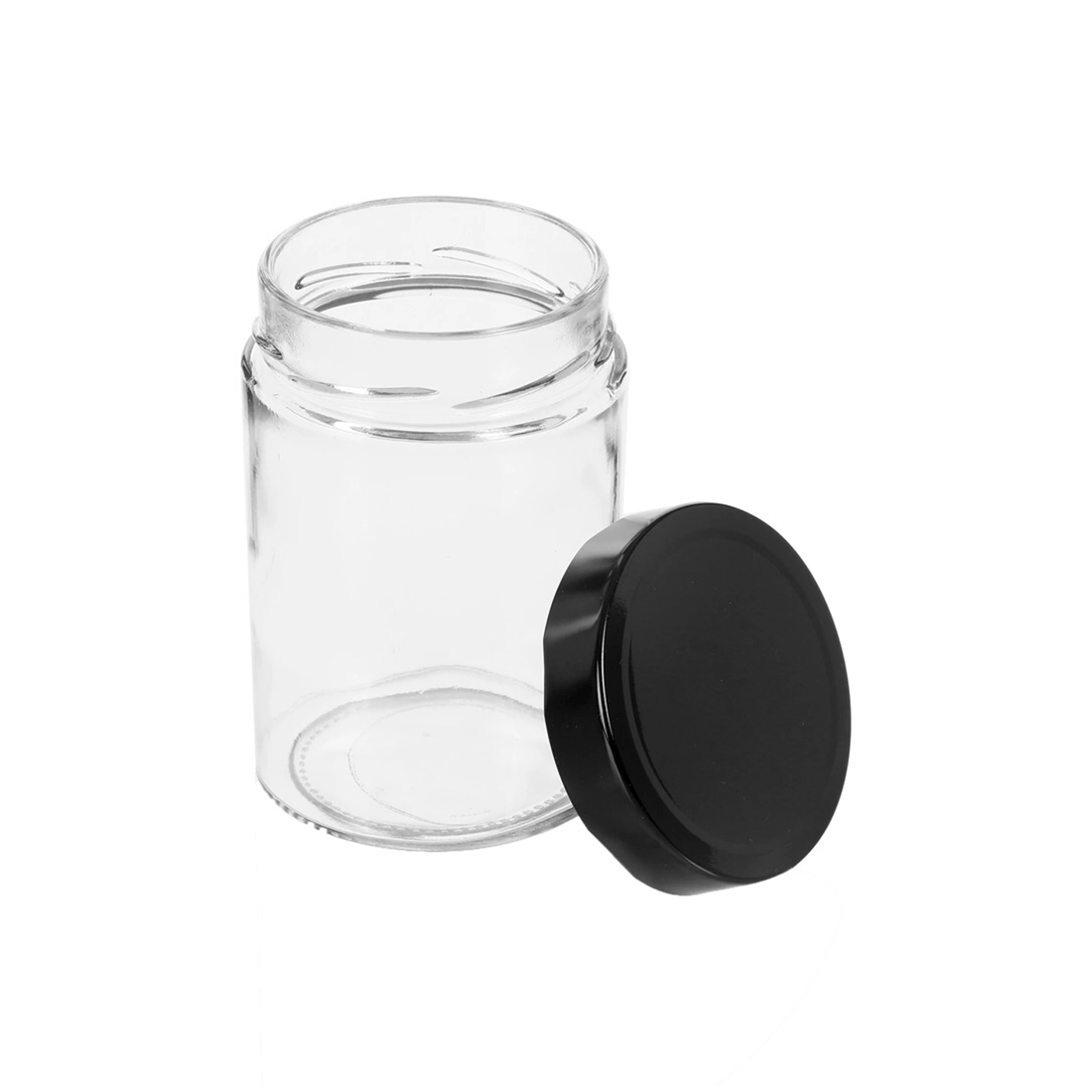 3 Lemon & Lime Soho 570ml Glass Preserve Jar/container Storage W/ Airtight Lid
 - Black, 3 of 4