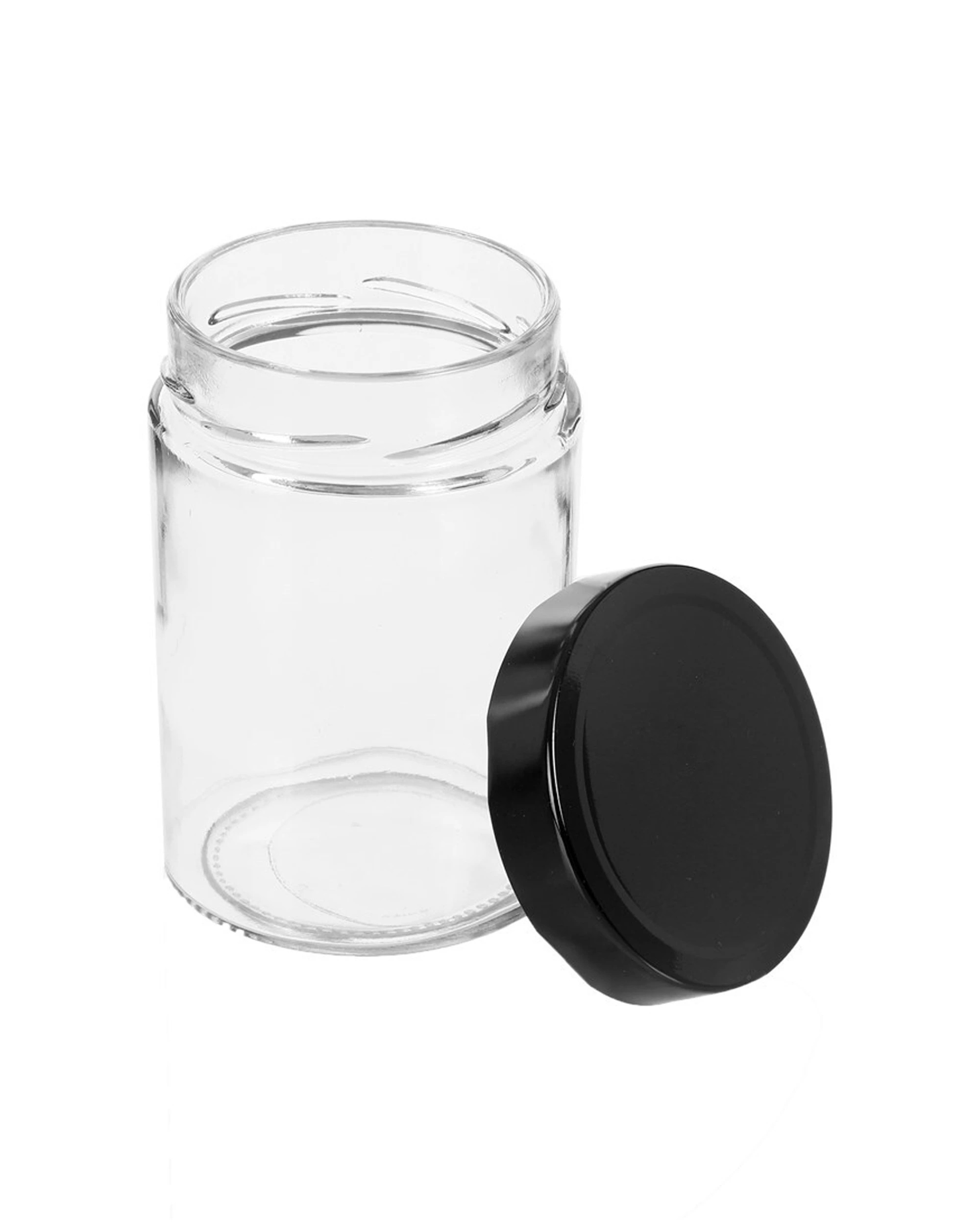 3 Lemon & Lime Soho 570ml Glass Preserve Jar/container Storage W/ Airtight Lid
 - Black, 3 of 4