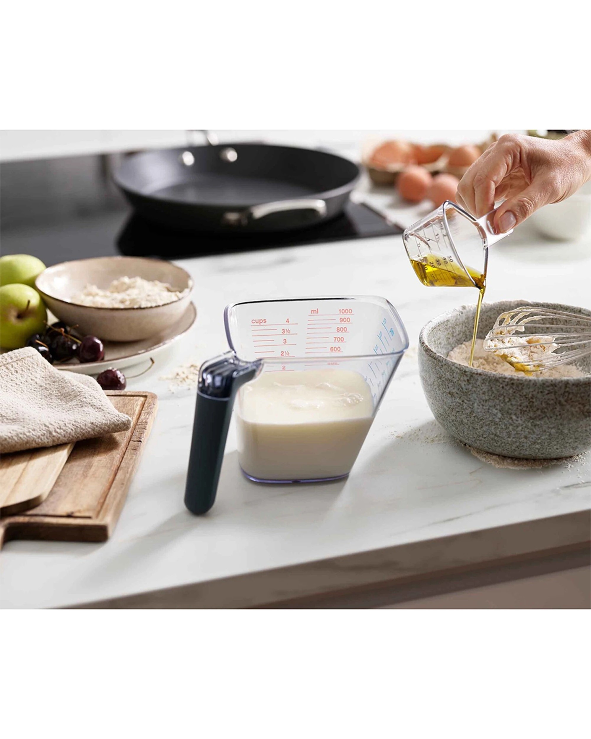 4 Joseph Joseph Align 2-Piece Easy-Read Measuring Jug Set - Clear, 4 of 4