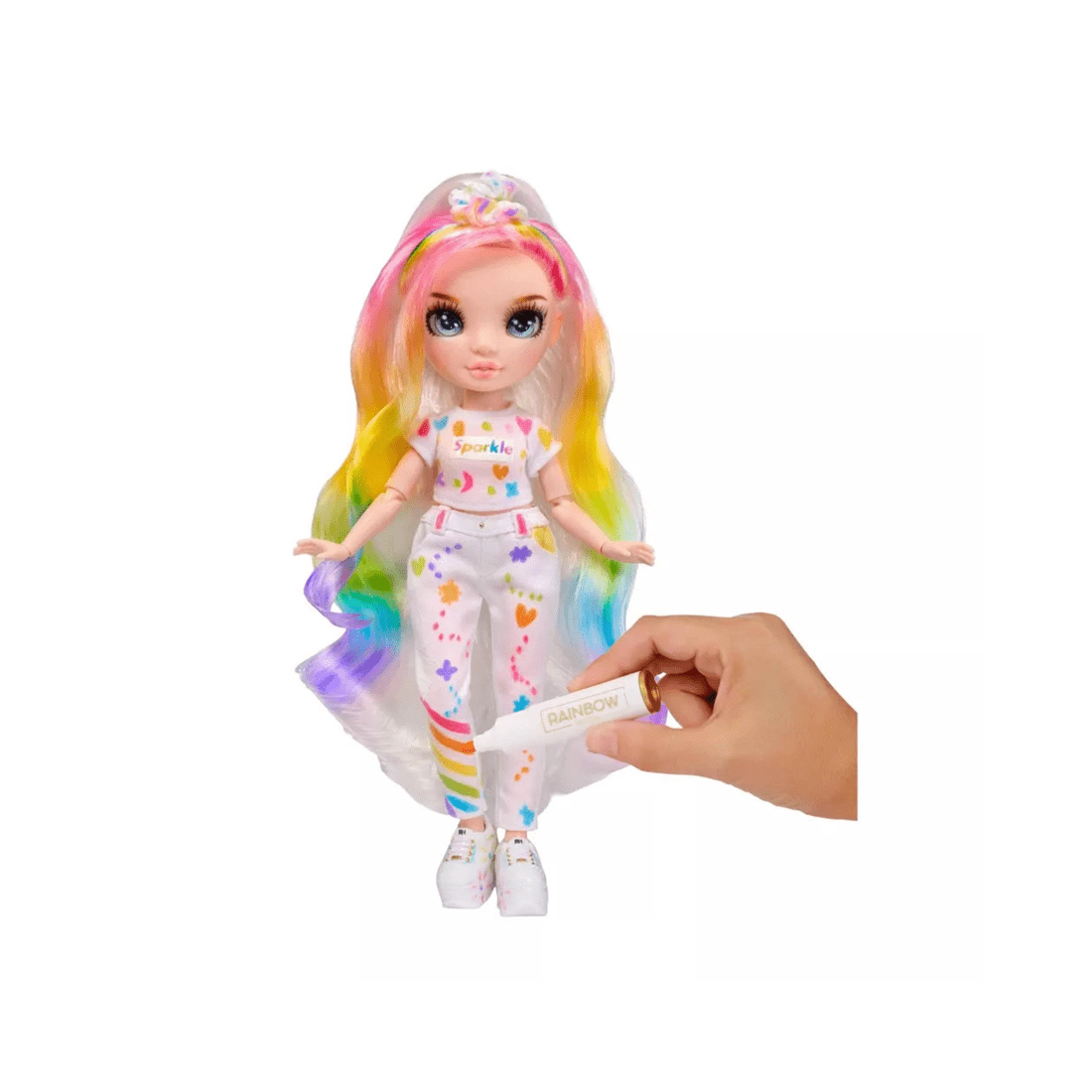 3 MGA Entertainment UK Ltd Rainbow High Color and Create DIY Fashion Doll Blue Eyes, 3 of 7