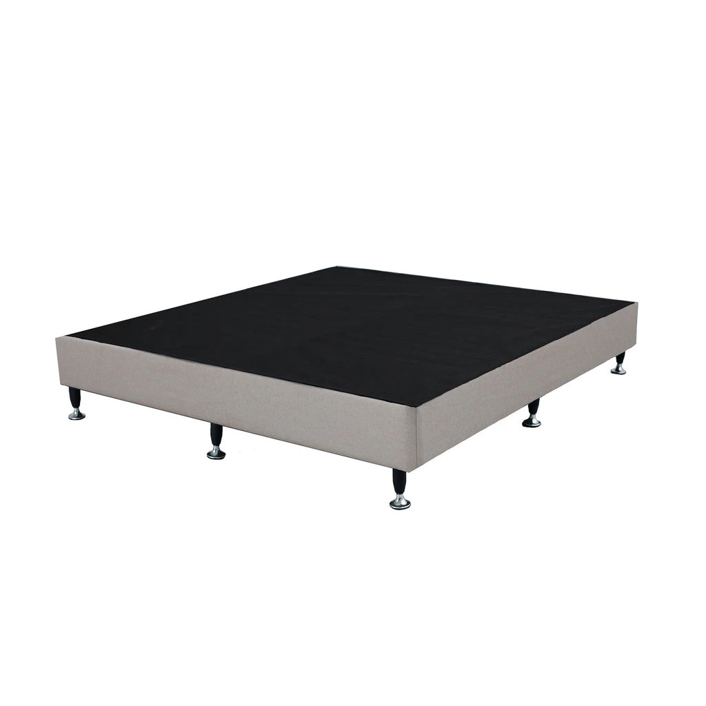 2 Zzz Atelier King Single Ensemble Bed Base with Solid Slat Support - Beige, 2 of 7
